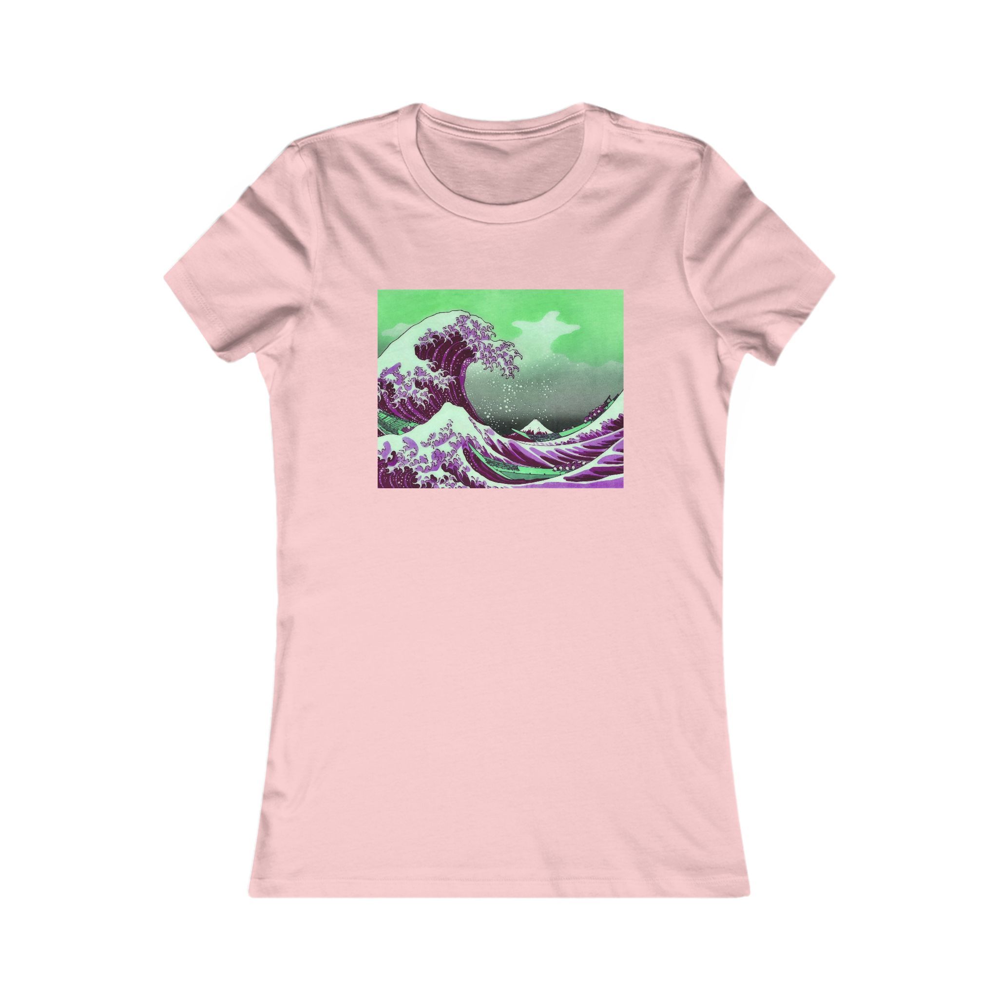 Great Wave off Kanagawa - Purple Women's Tee - Image 20