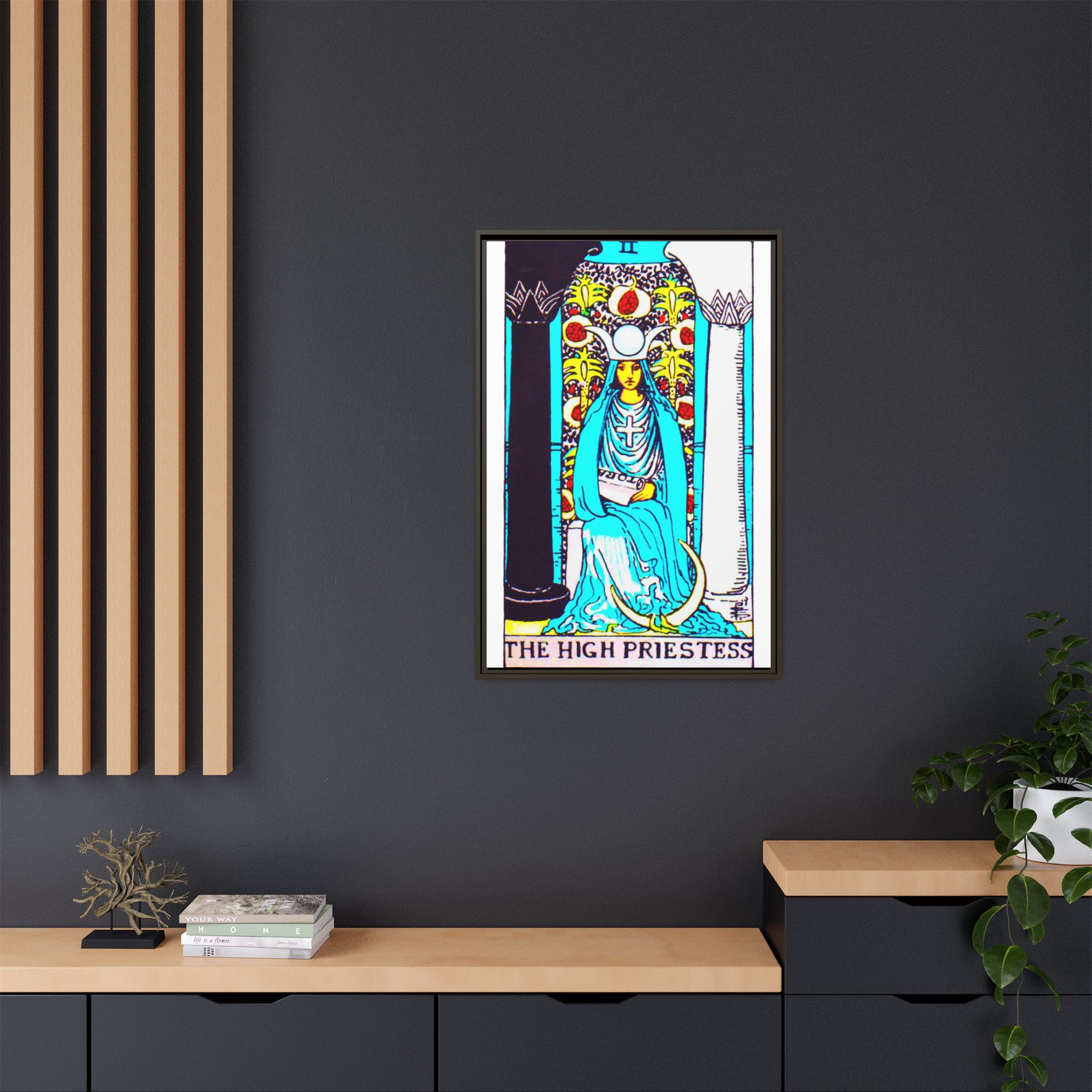 Tarot High Priestess 2 Framed Canvas - Image 112