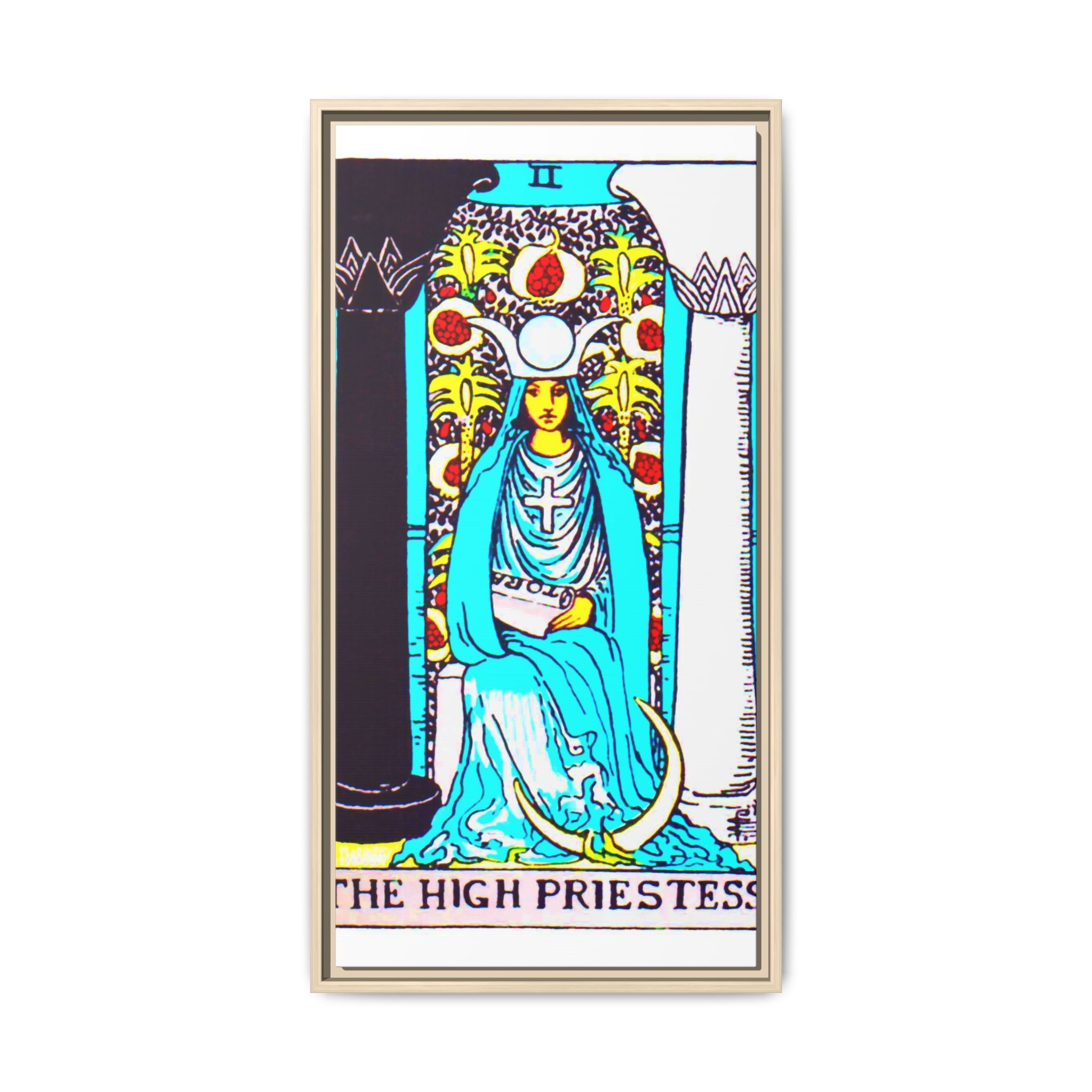 Tarot High Priestess 2 Framed Canvas - Image 77