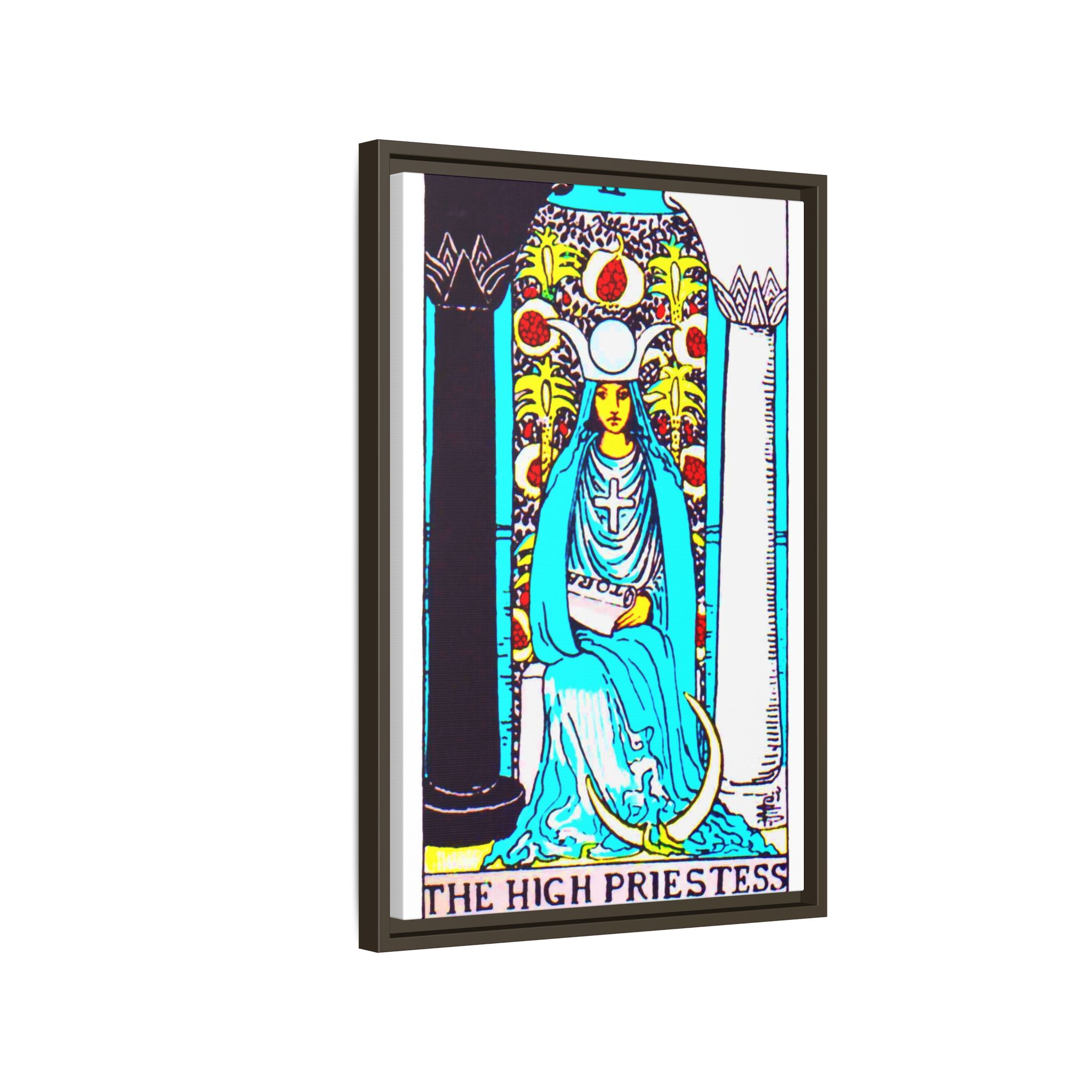 Tarot High Priestess 2 Framed Canvas - Image 90