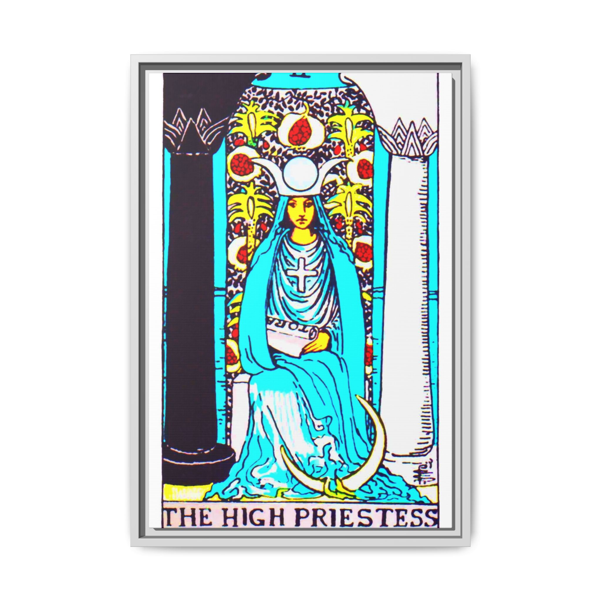 Tarot High Priestess 2 Framed Canvas - Image 97