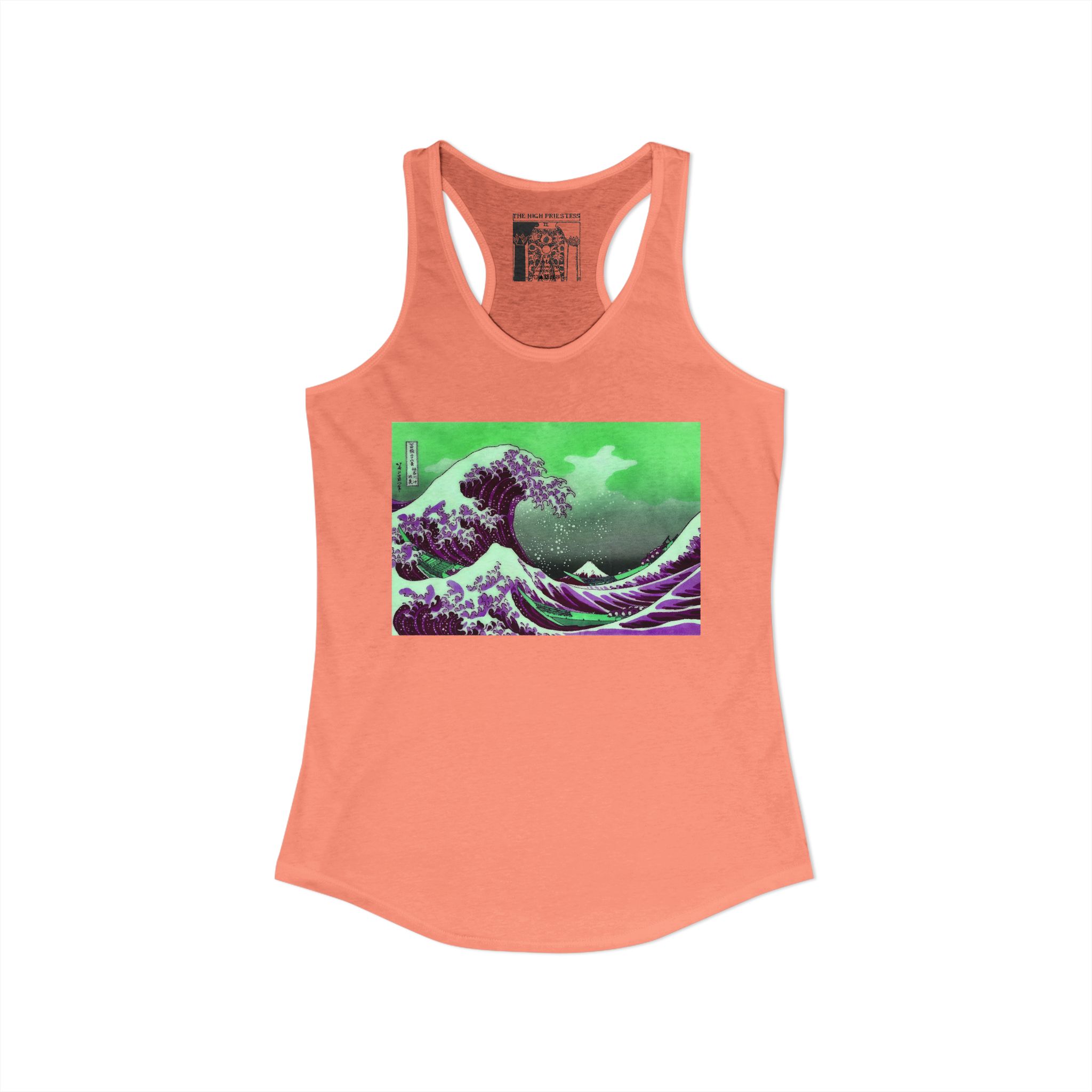 Great Wave off Kanagawa - Purple Women's Tank - Image 16