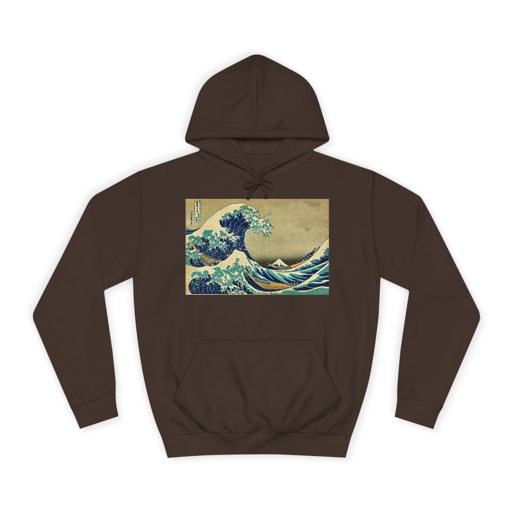 Great Wave off Kanagawa Upscale Pullover Hoodie - Image 3