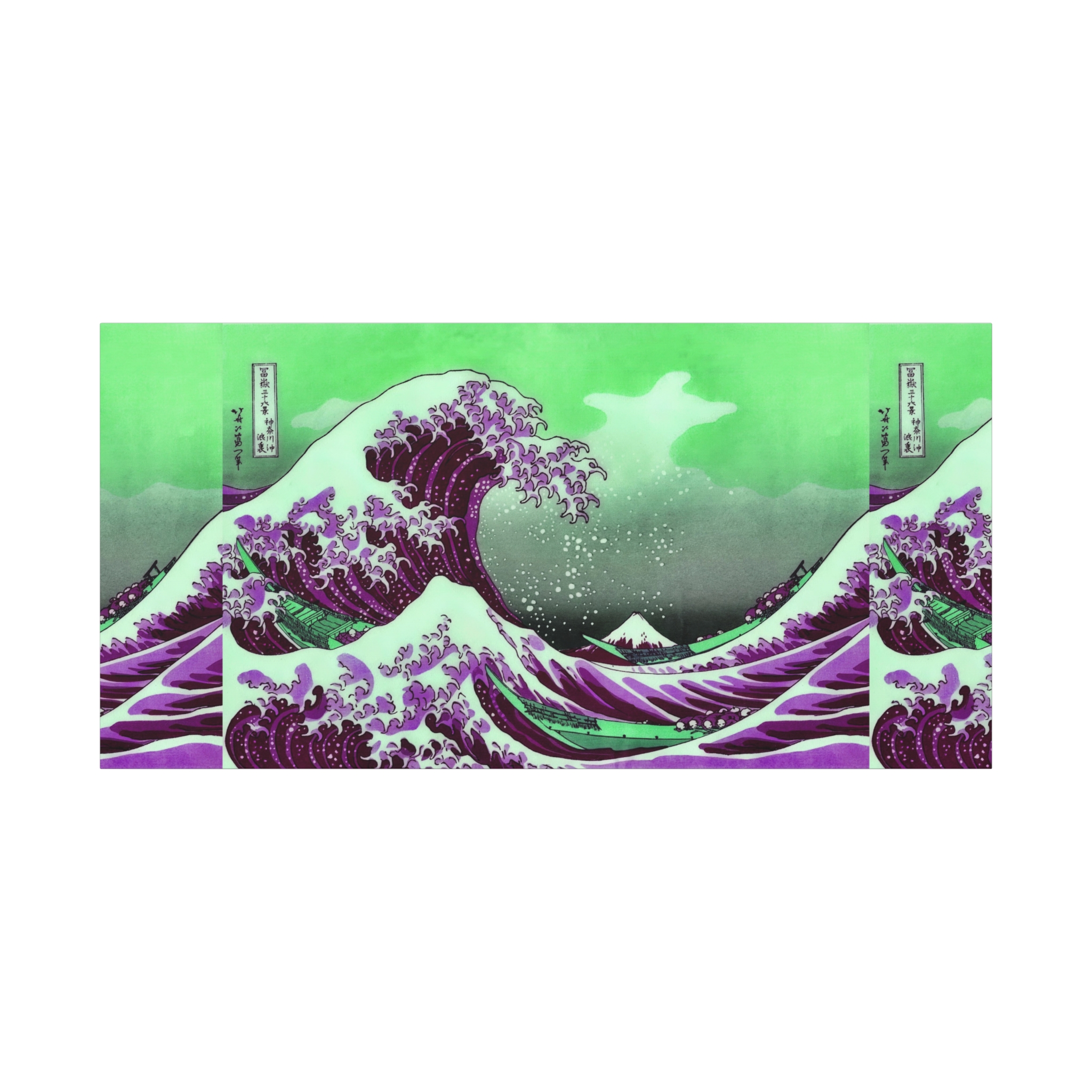 Great Wave off Kanagawa - Purple Matte Canvas - Image 10