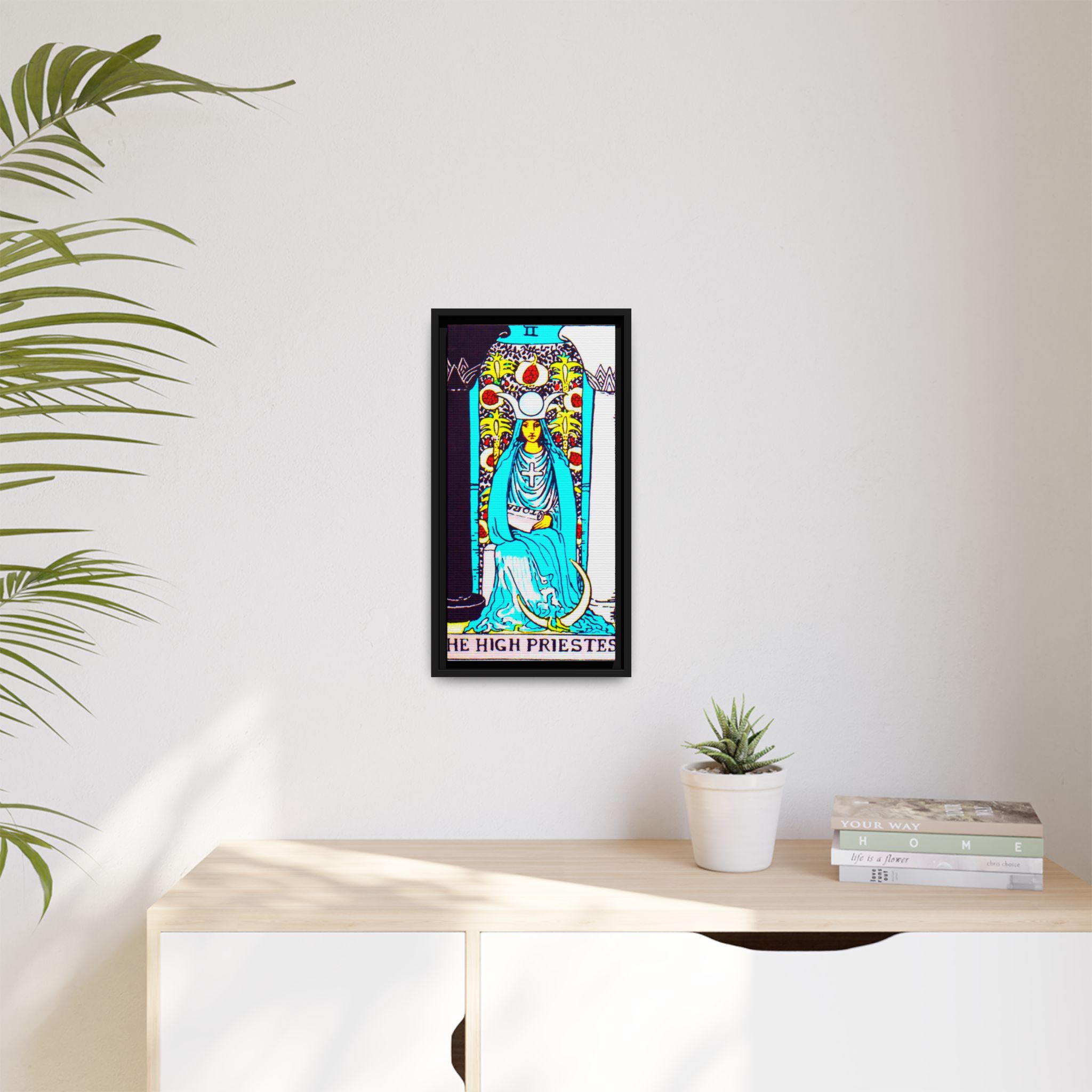 Tarot High Priestess 2 Framed Canvas - Image 67