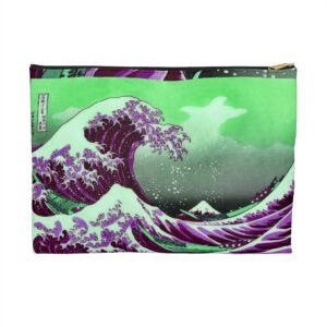 Great Wave off Kanagawa - Purple Pouch