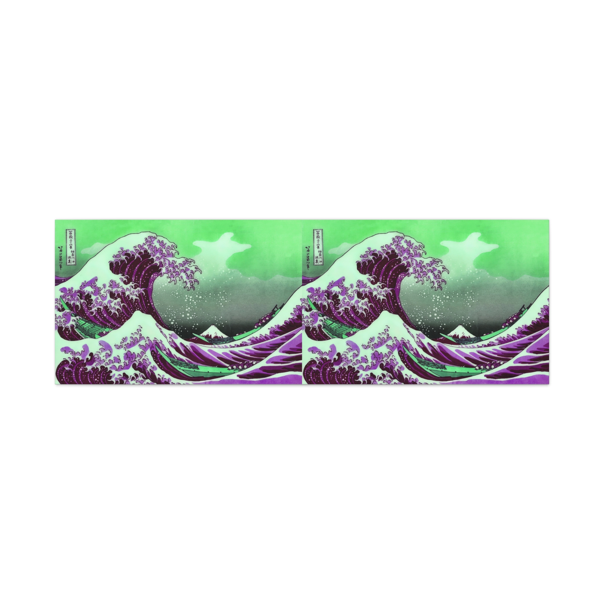 Great Wave off Kanagawa - Purple Matte Canvas - Image 12