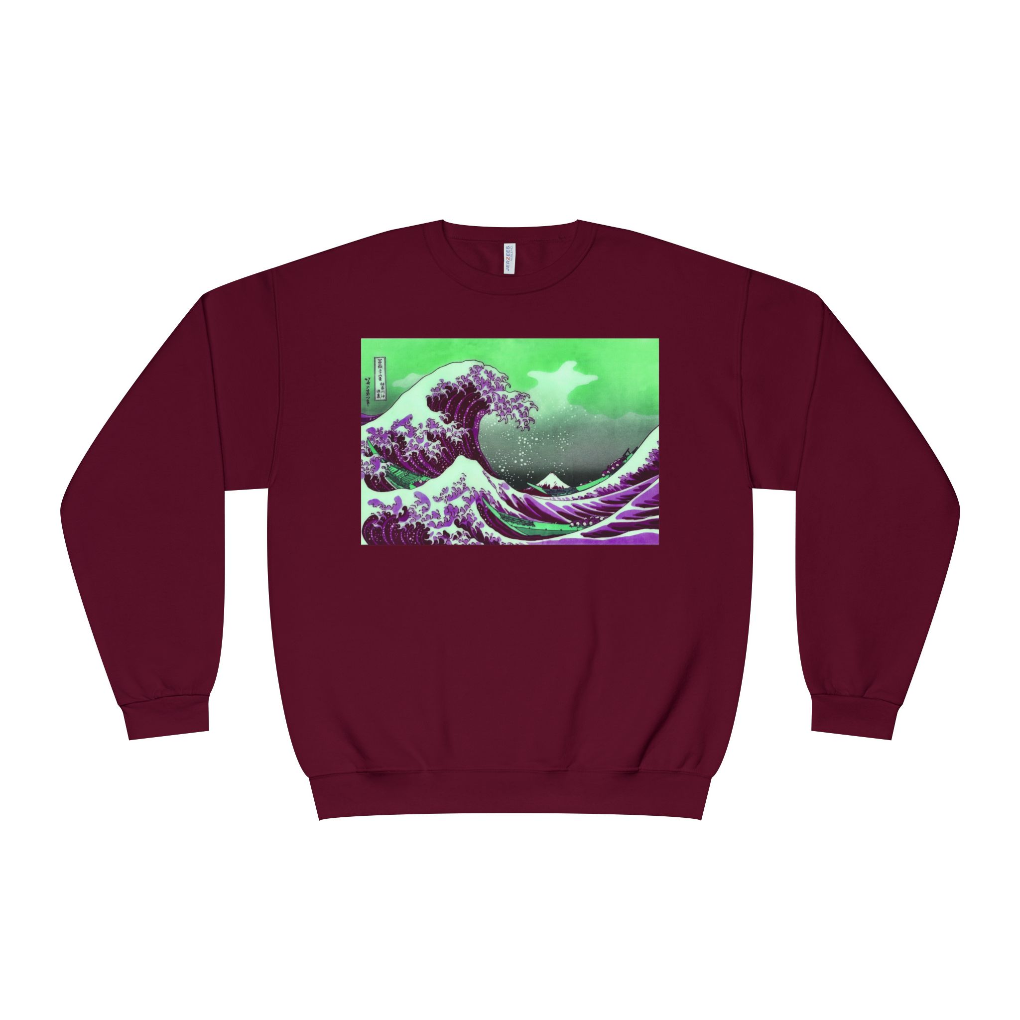 Great Wave off Kanagawa - Purple Sweatshirt - Image 2