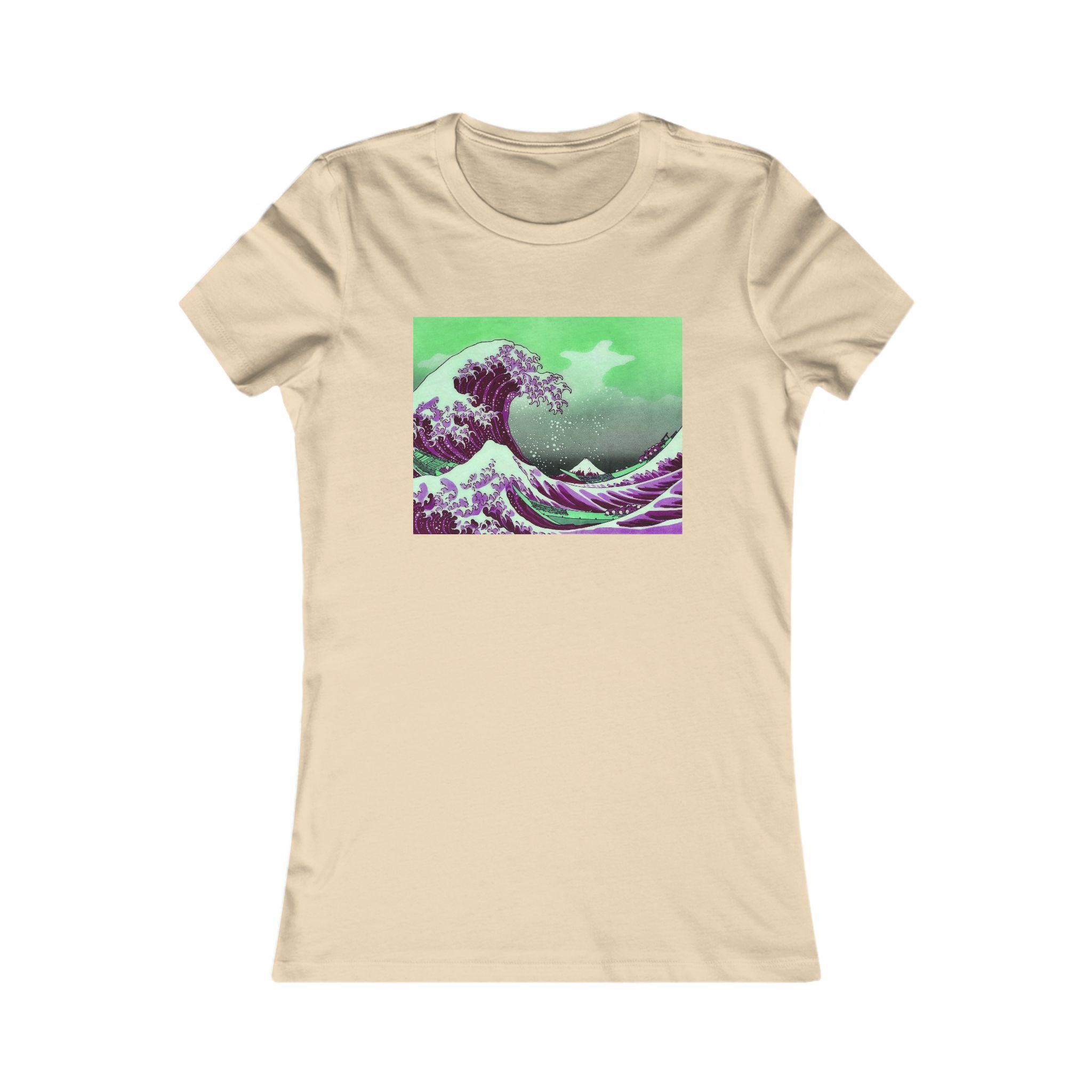 Great Wave off Kanagawa - Purple Women's Tee - Image 6