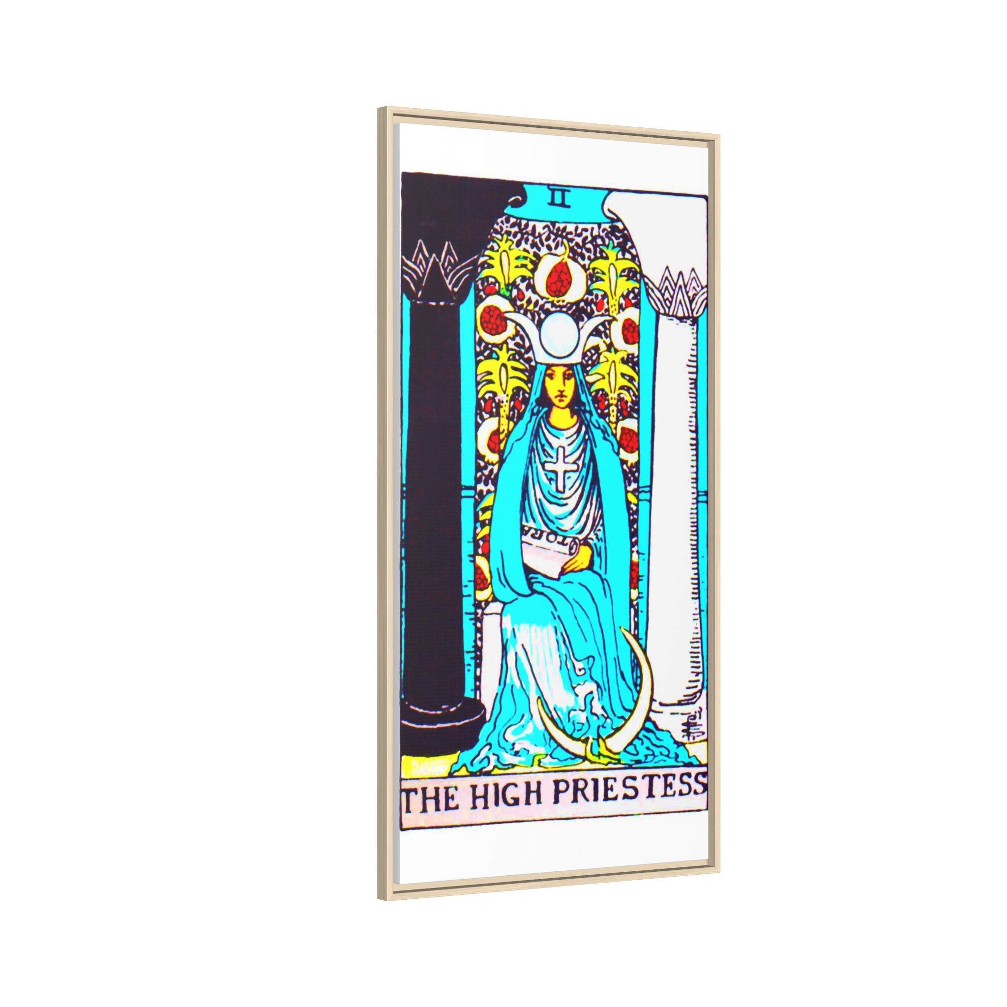 Tarot High Priestess 2 Framed Canvas - Image 6