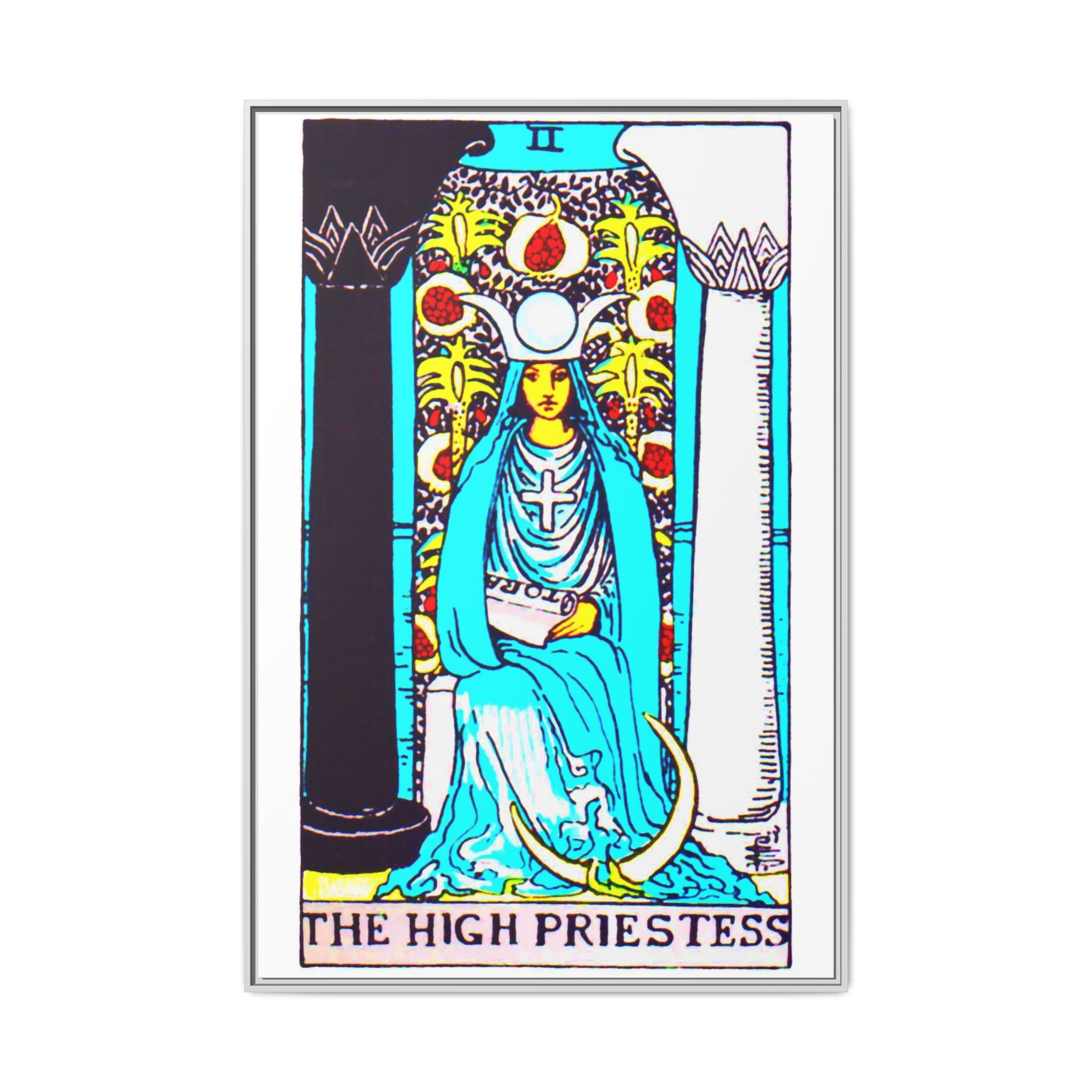 Tarot High Priestess 2 Framed Canvas - Image 41