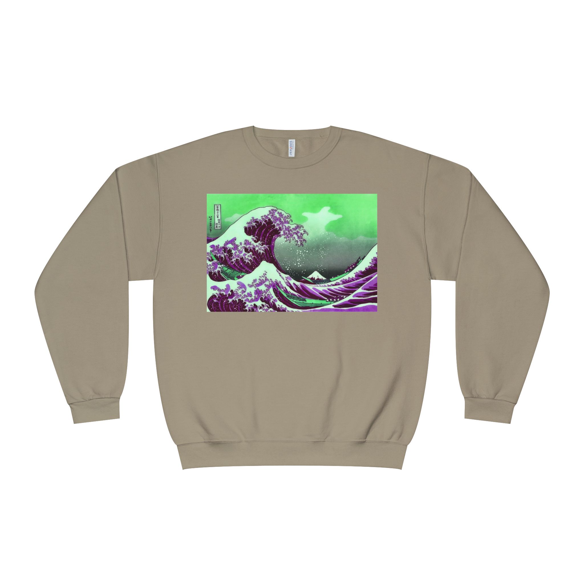 Great Wave off Kanagawa - Purple Sweatshirt - Image 6