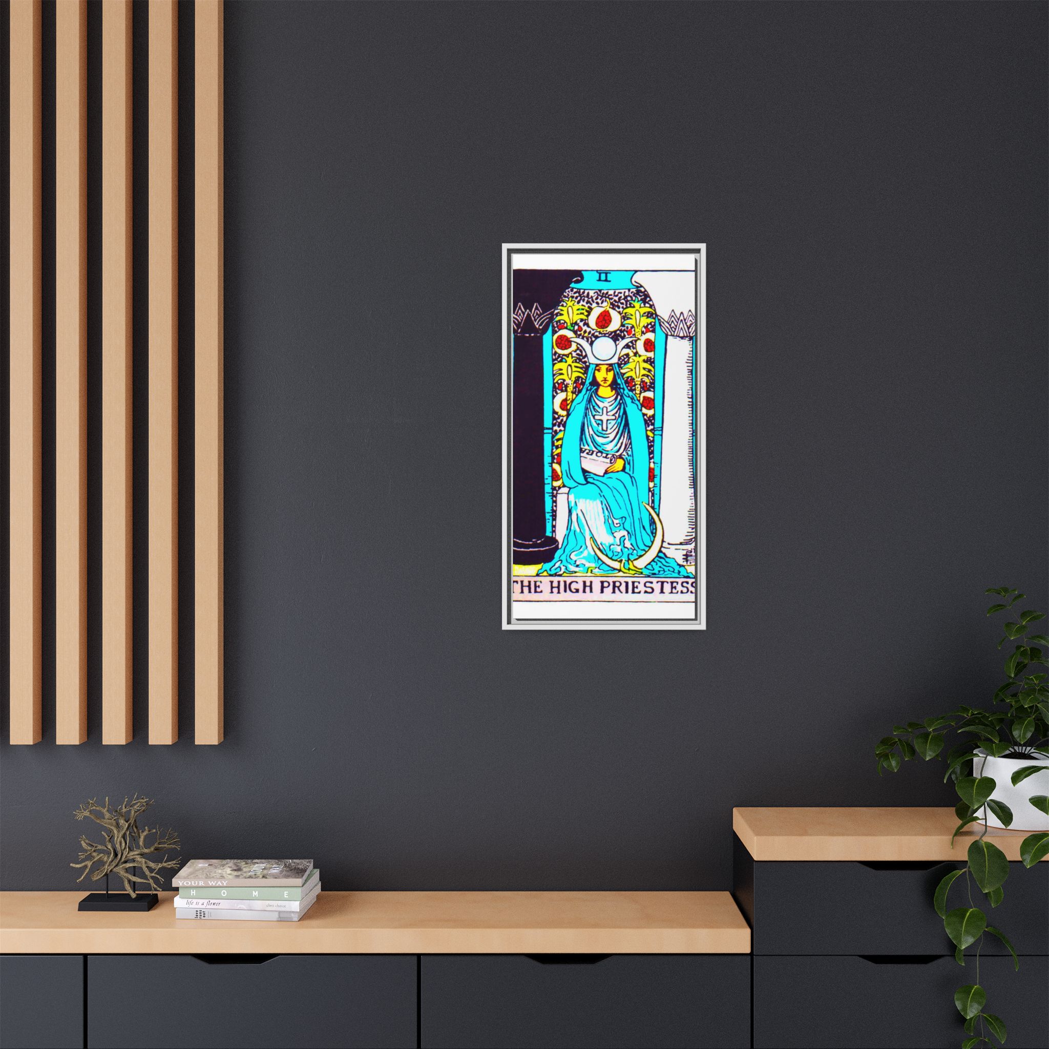 Tarot High Priestess 2 Framed Canvas - Image 76
