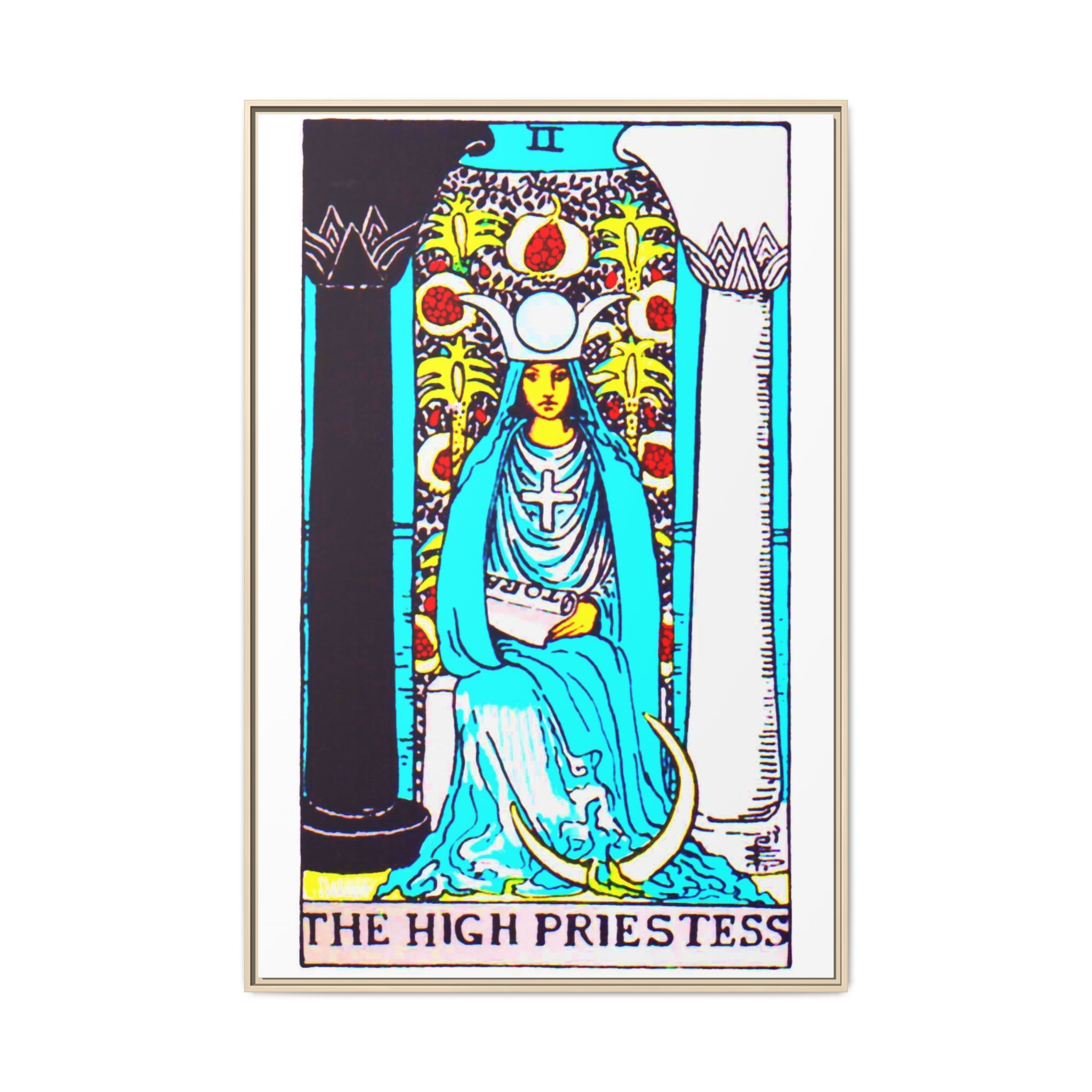 Tarot High Priestess 2 Framed Canvas - Image 49
