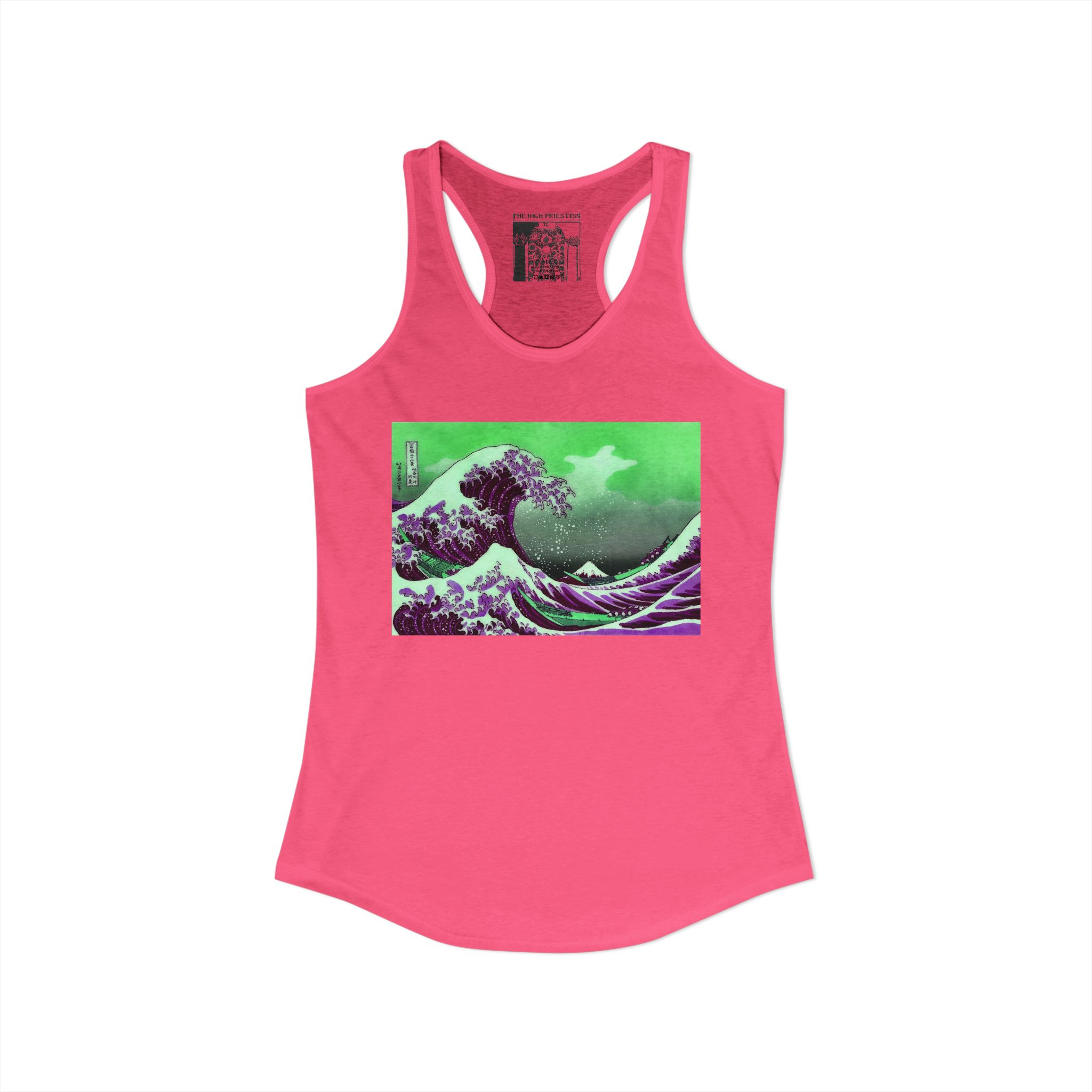 Great Wave off Kanagawa - Purple Women's Tank - Image 13