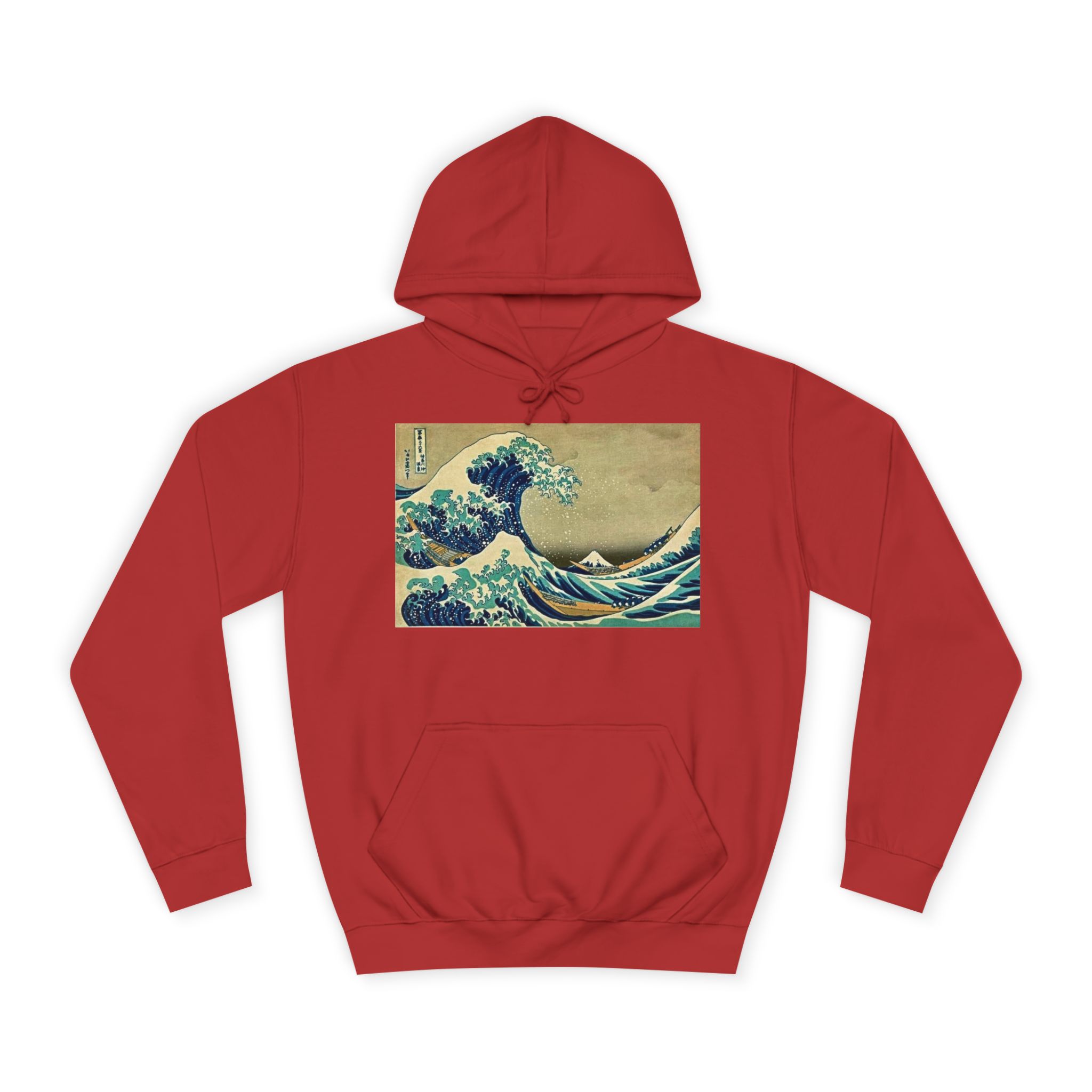 Great Wave off Kanagawa Upscale Pullover Hoodie - Image 18