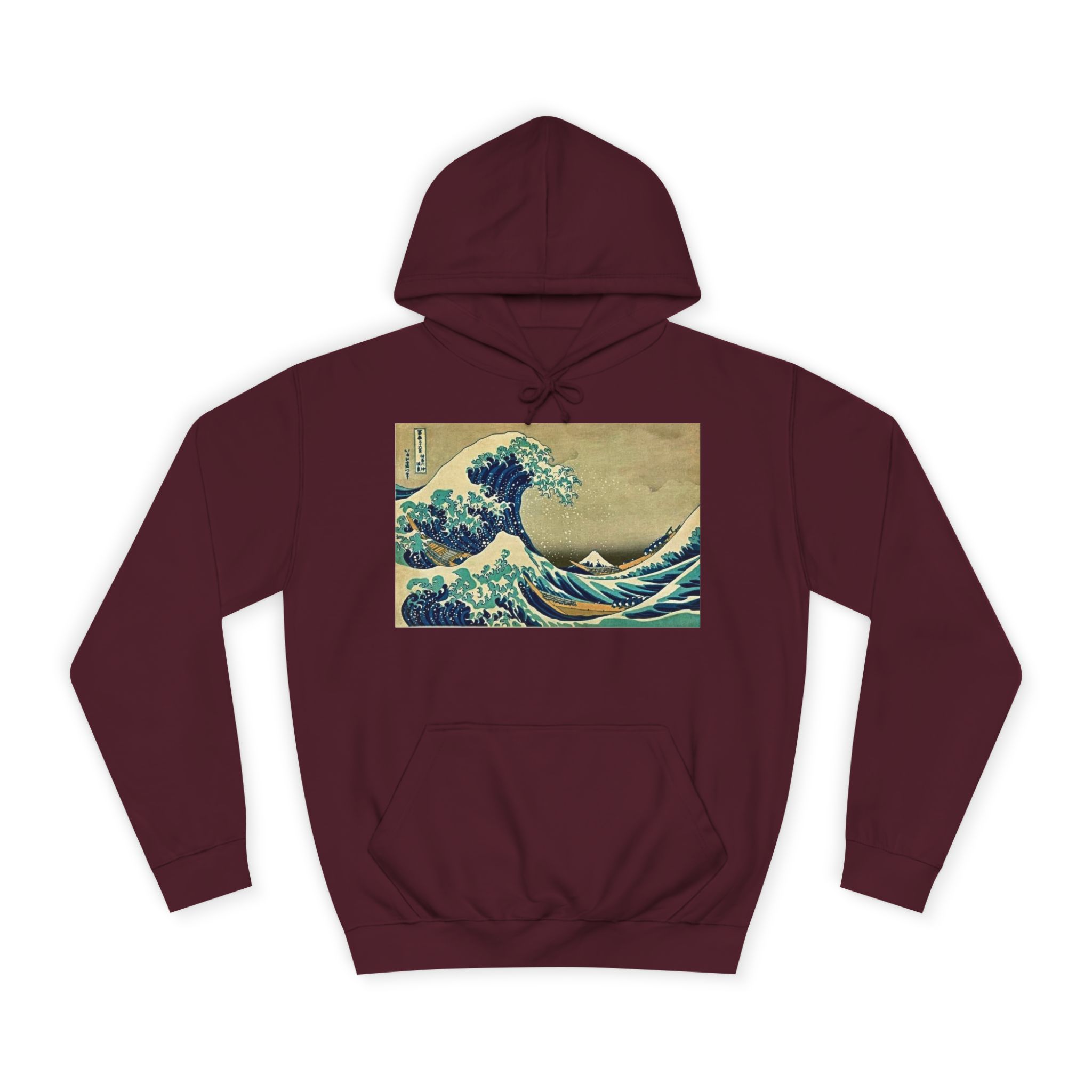 Great Wave off Kanagawa Upscale Pullover Hoodie - Image 17