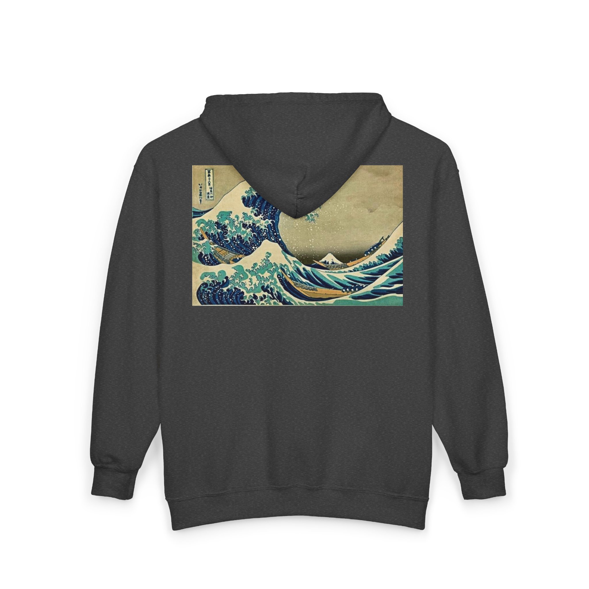 Great Wave off Kanagawa Upscale Zip Hoodie - Image 7