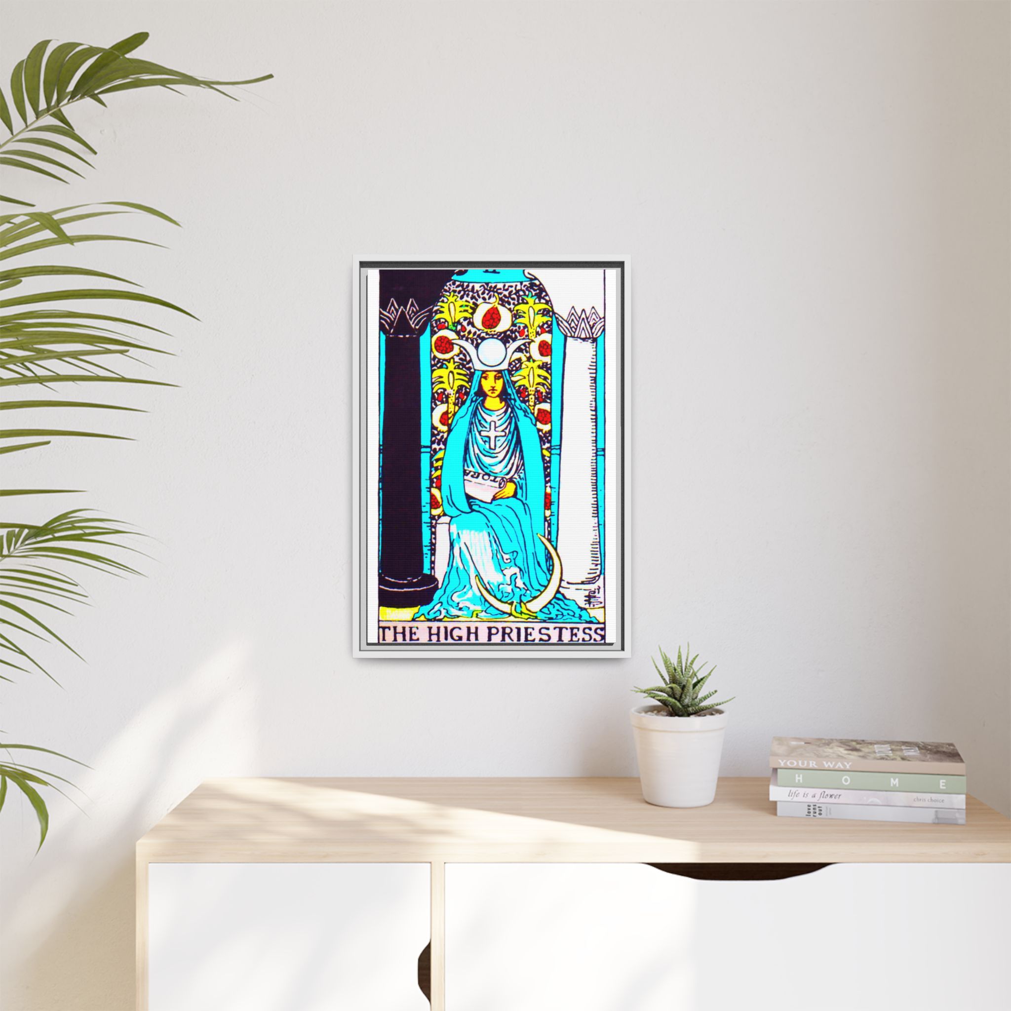 Tarot High Priestess 2 Framed Canvas - Image 99