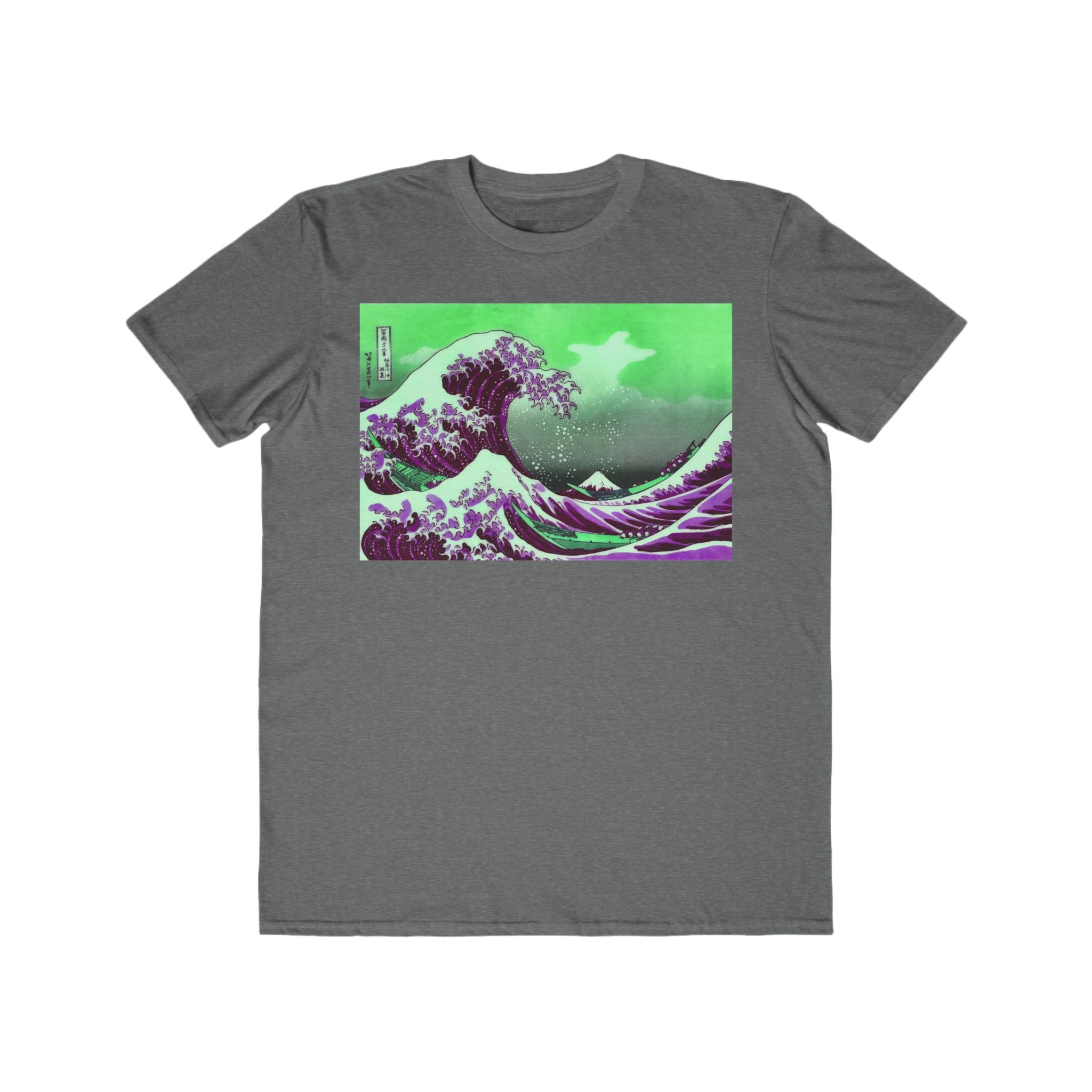 Great Wave off Kanagawa - Purple Men's Tee - Image 6