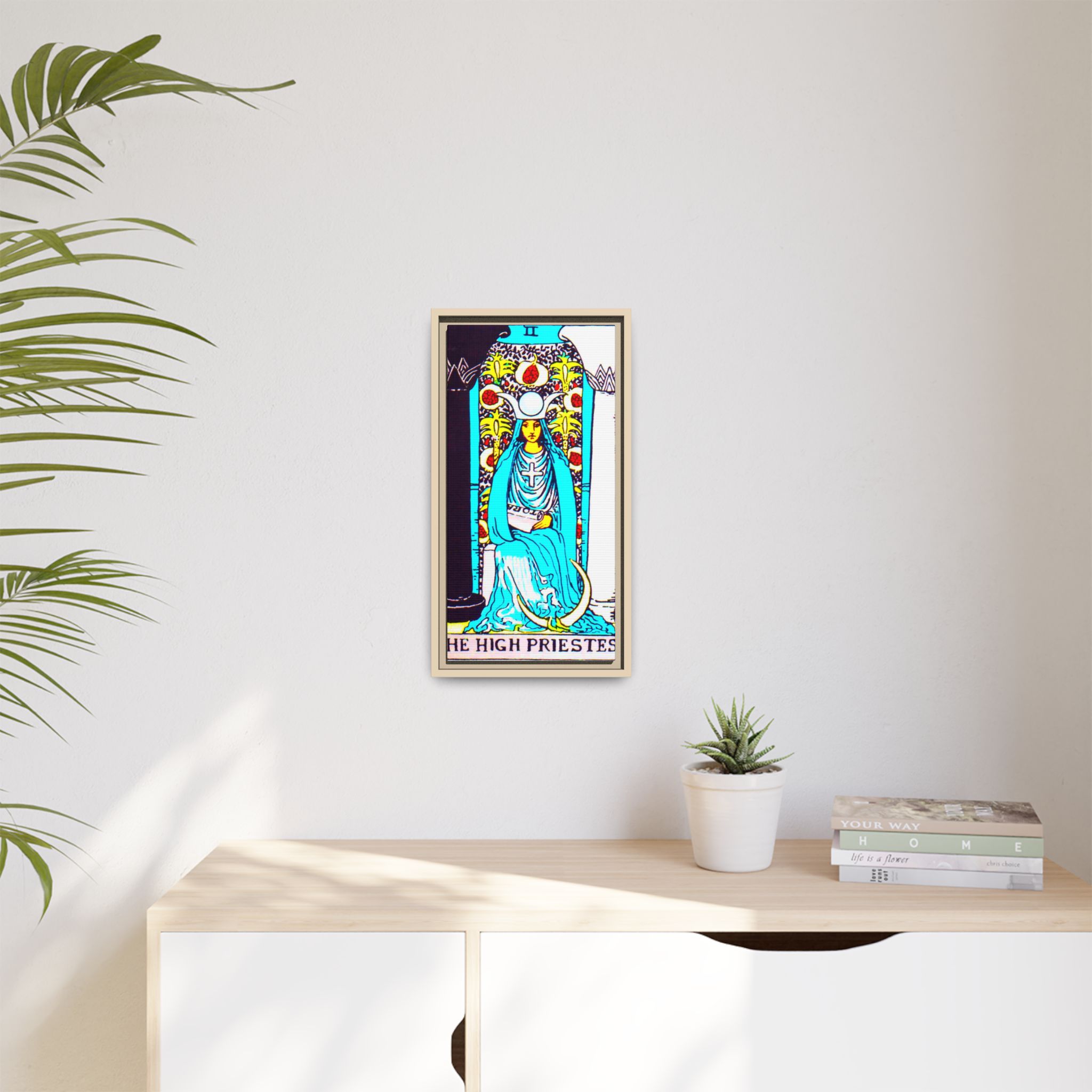 Tarot High Priestess 2 Framed Canvas - Image 63