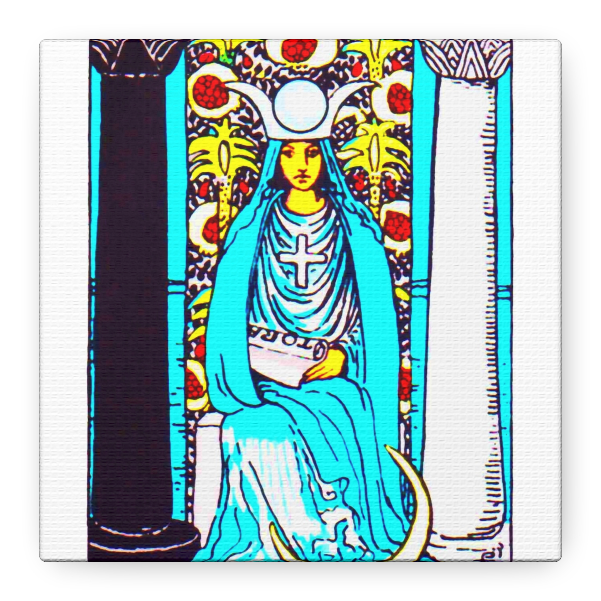 LAYOUT Tarot High Priestess 2 Matte Canvas - Image 7
