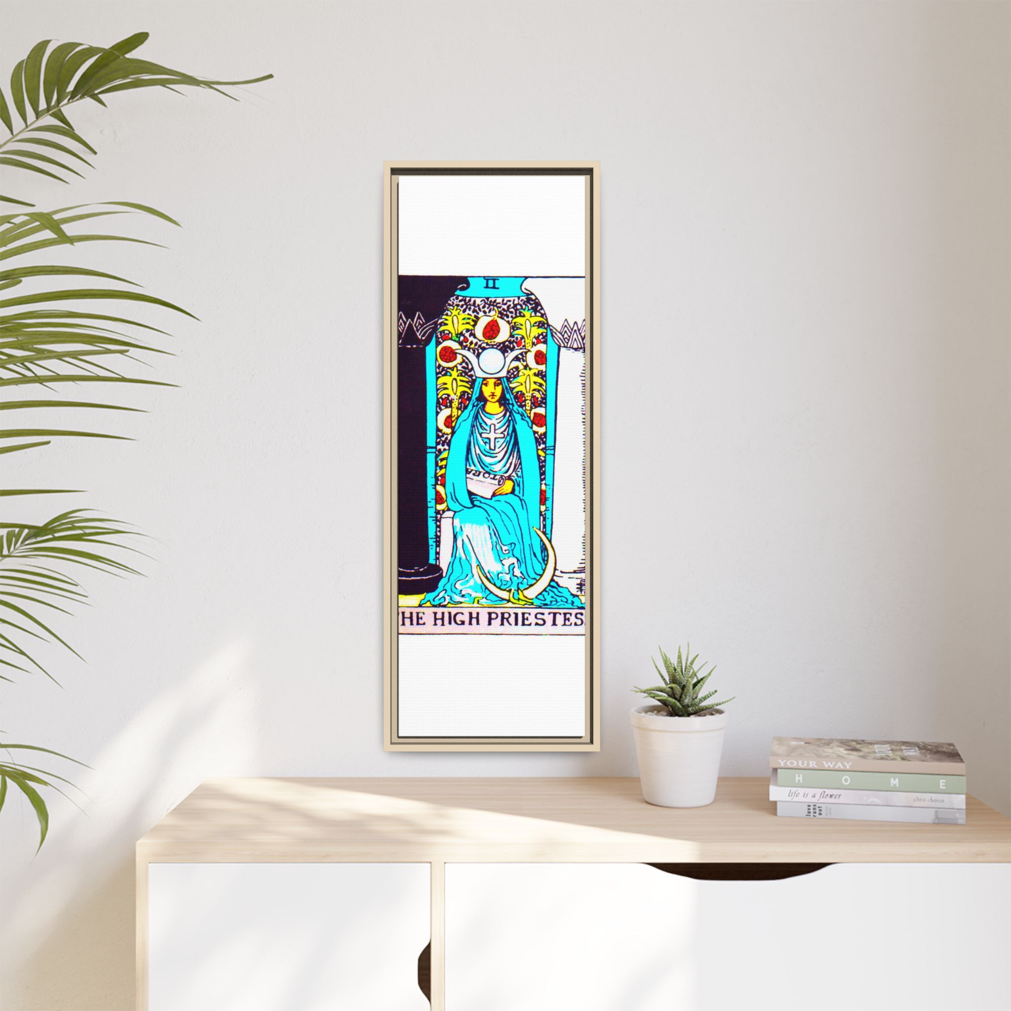 Tarot High Priestess 2 Framed Canvas - Image 31