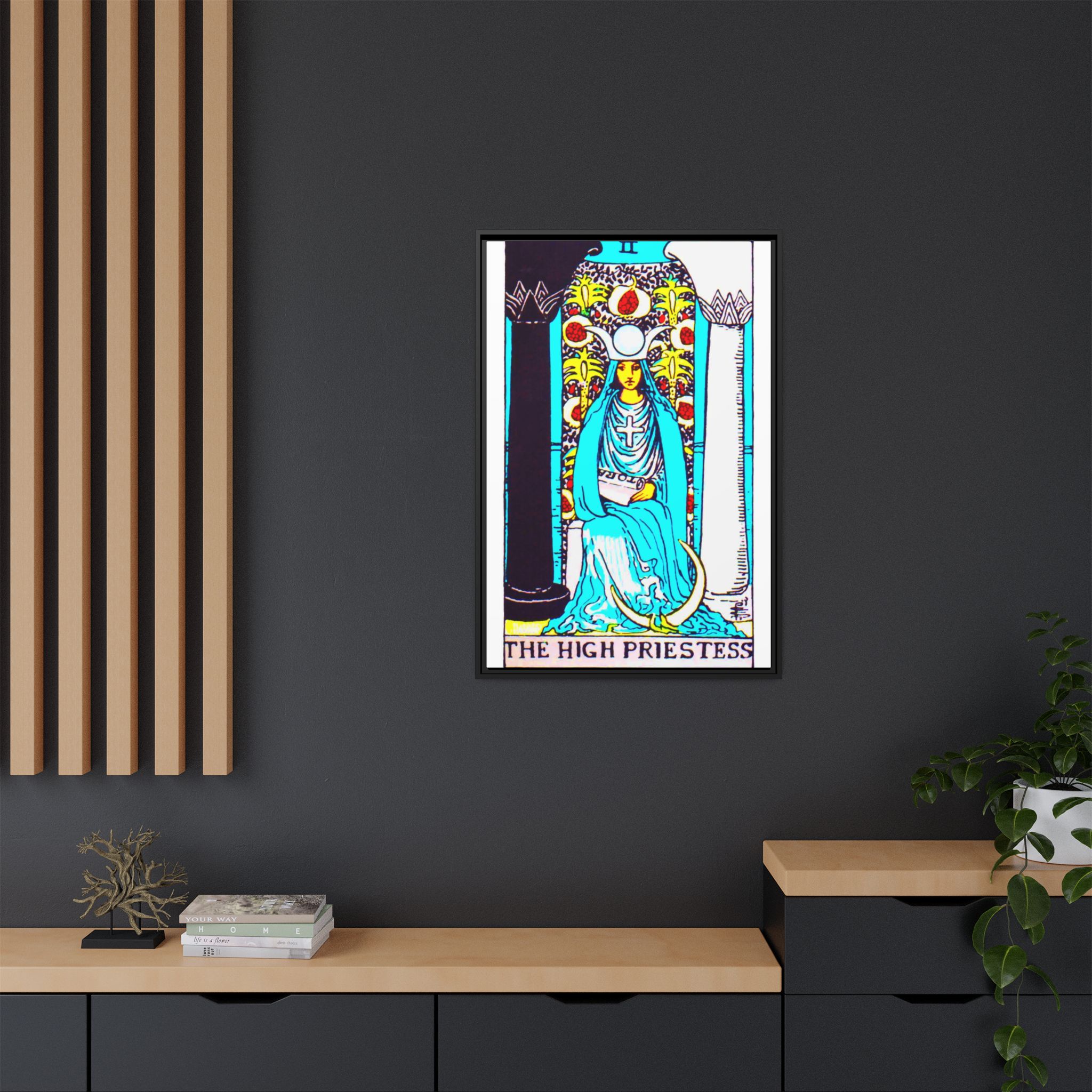 Tarot High Priestess 2 Framed Canvas - Image 104