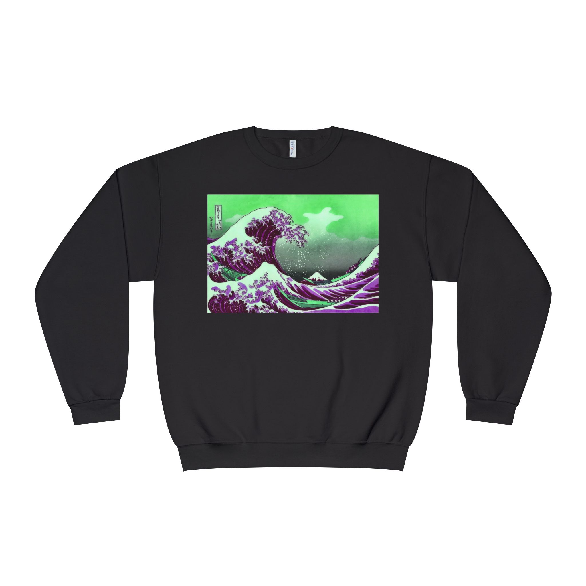 Great Wave off Kanagawa - Purple Sweatshirt - Image 4