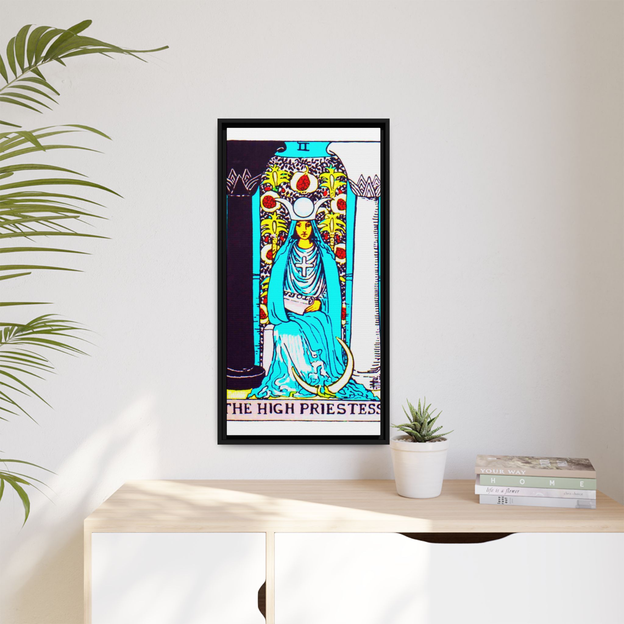 Tarot High Priestess 2 Framed Canvas - Image 71