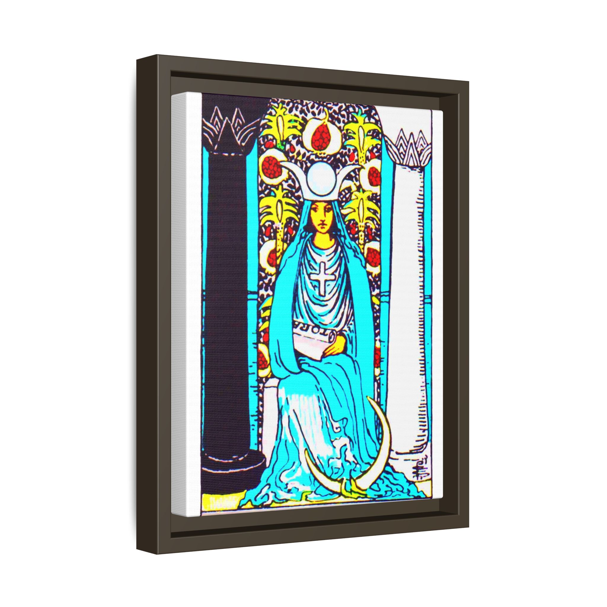 Tarot High Priestess 2 Framed Canvas - Image 118