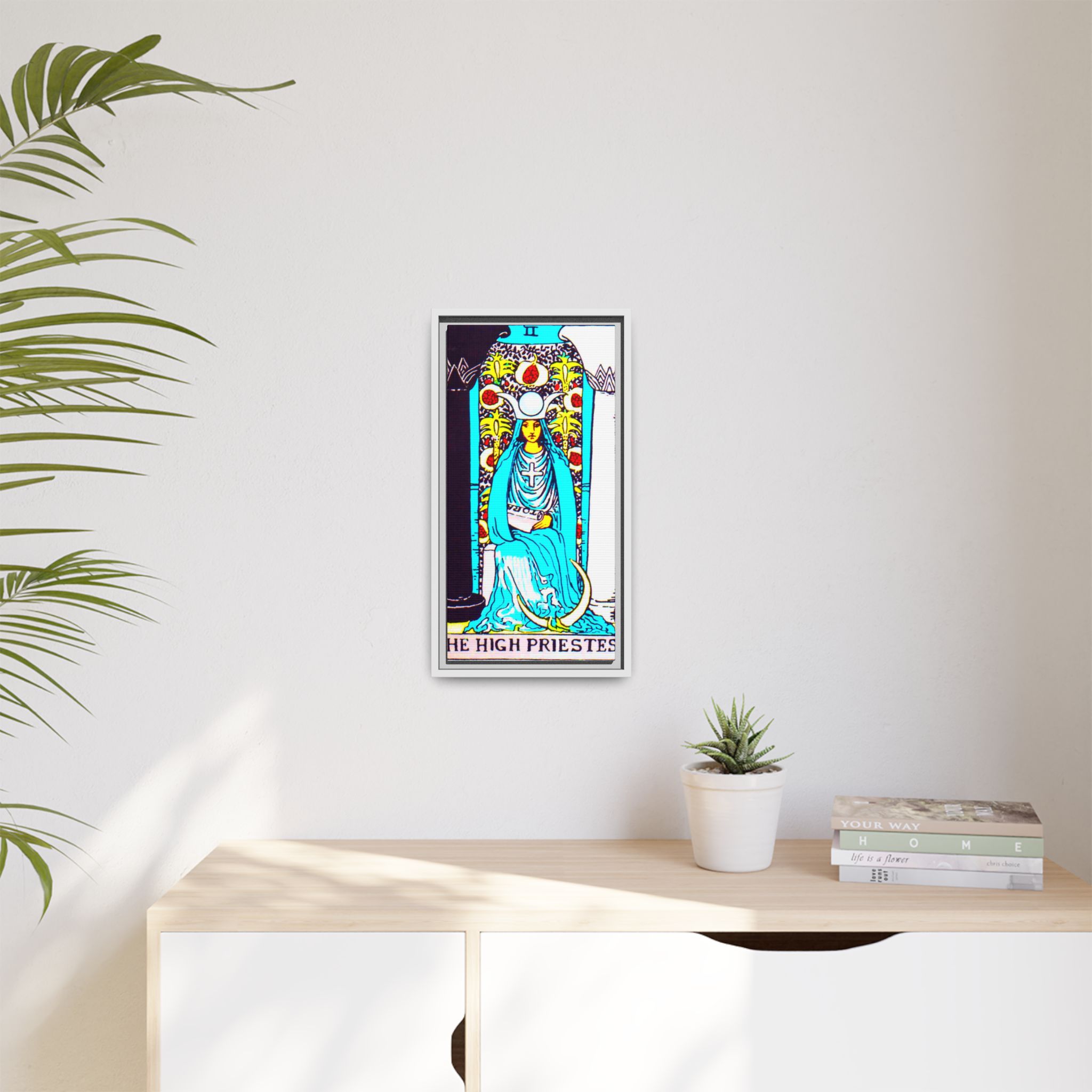 Tarot High Priestess 2 Framed Canvas - Image 55