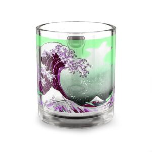 Great Wave off Kanagawa - Purple Glass Mug