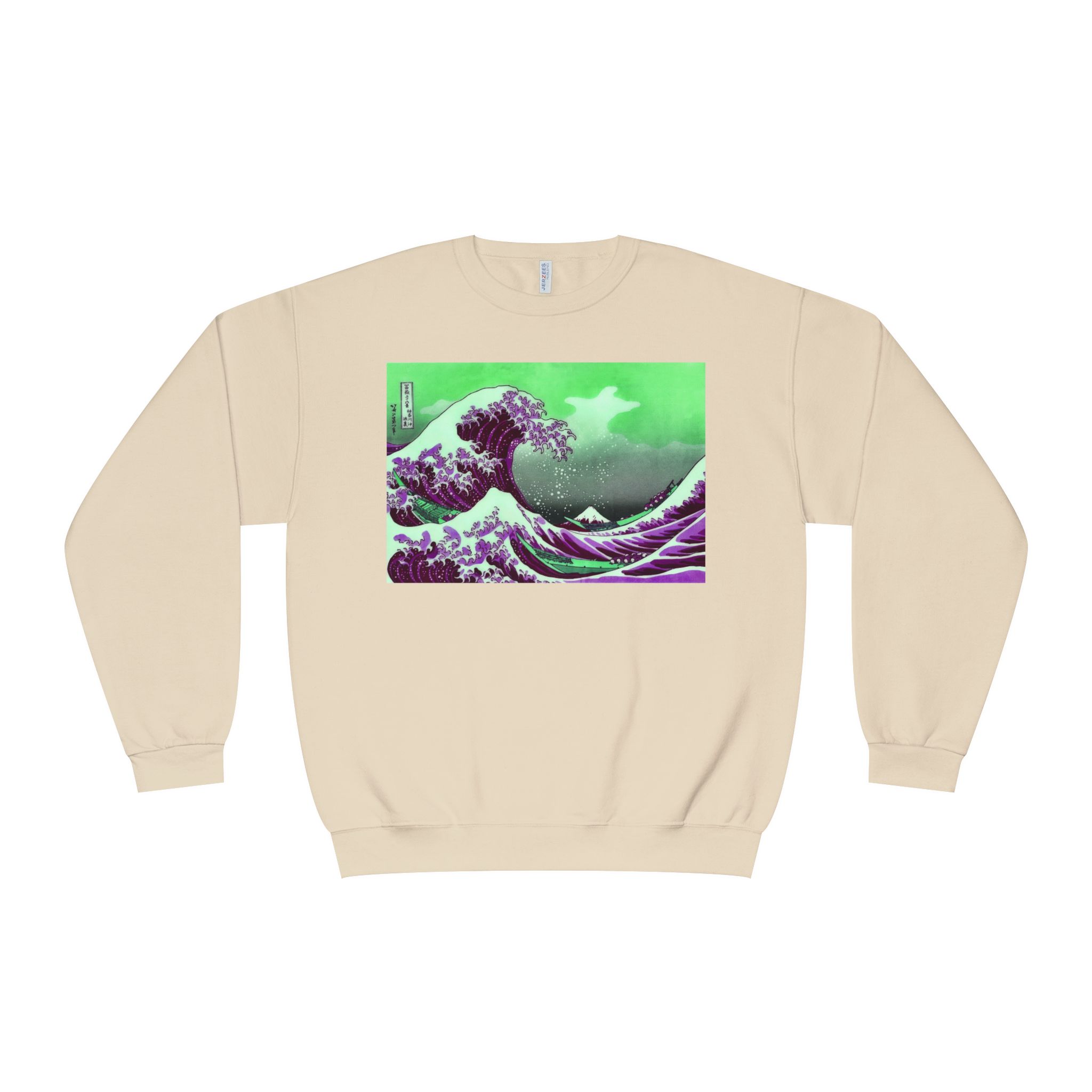 Great Wave off Kanagawa - Purple Sweatshirt - Image 5