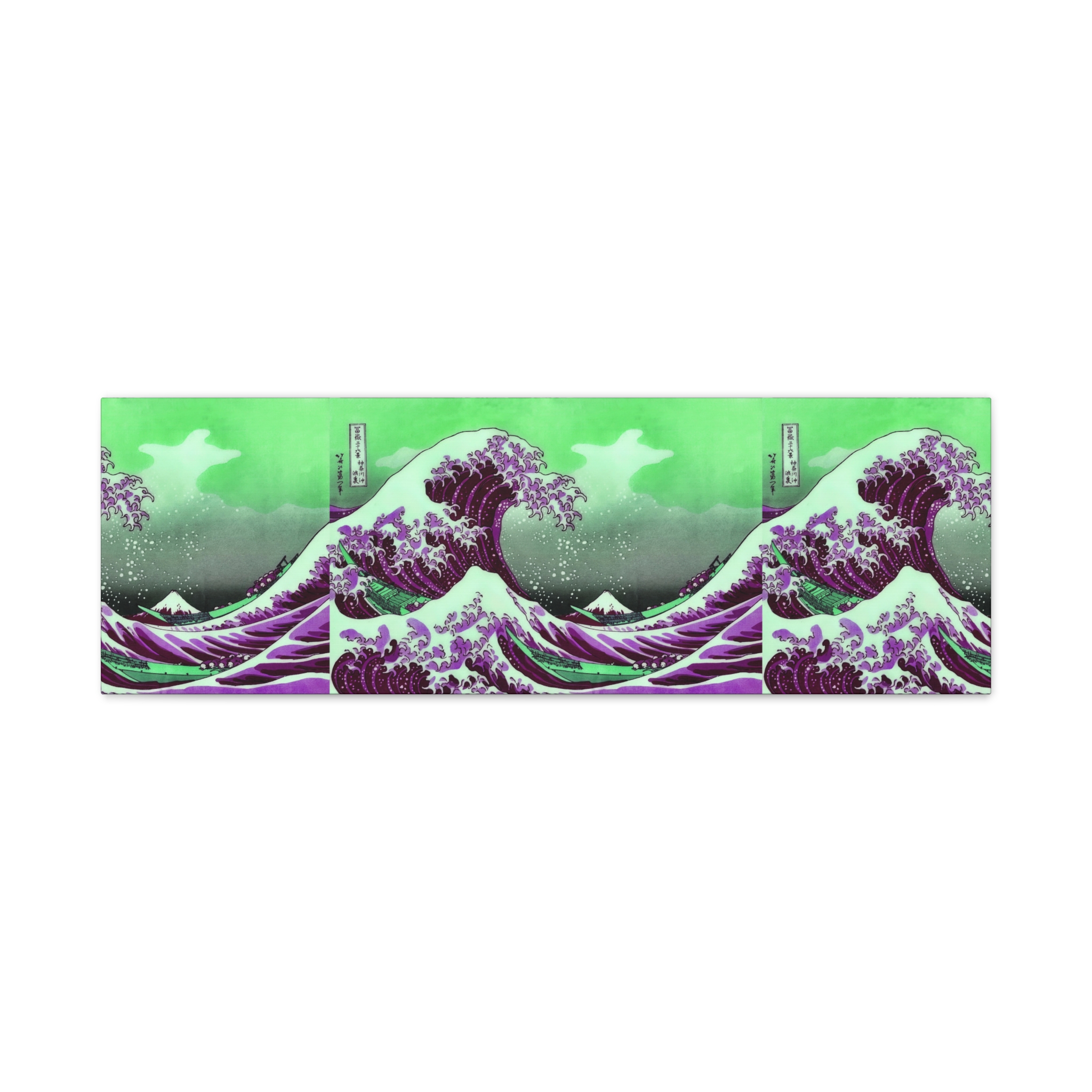 Great Wave off Kanagawa - Purple Matte Canvas - Image 6