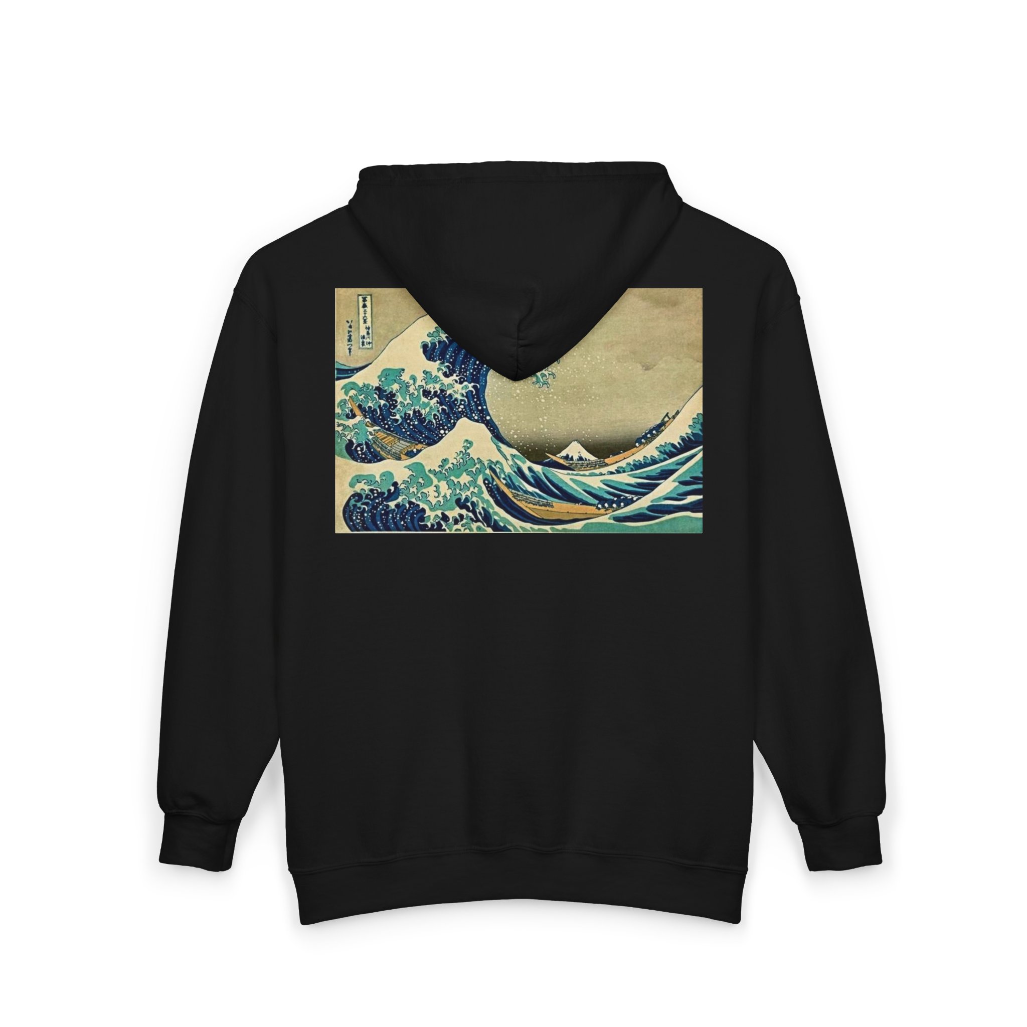 Great Wave off Kanagawa Upscale Zip Hoodie - Image 4