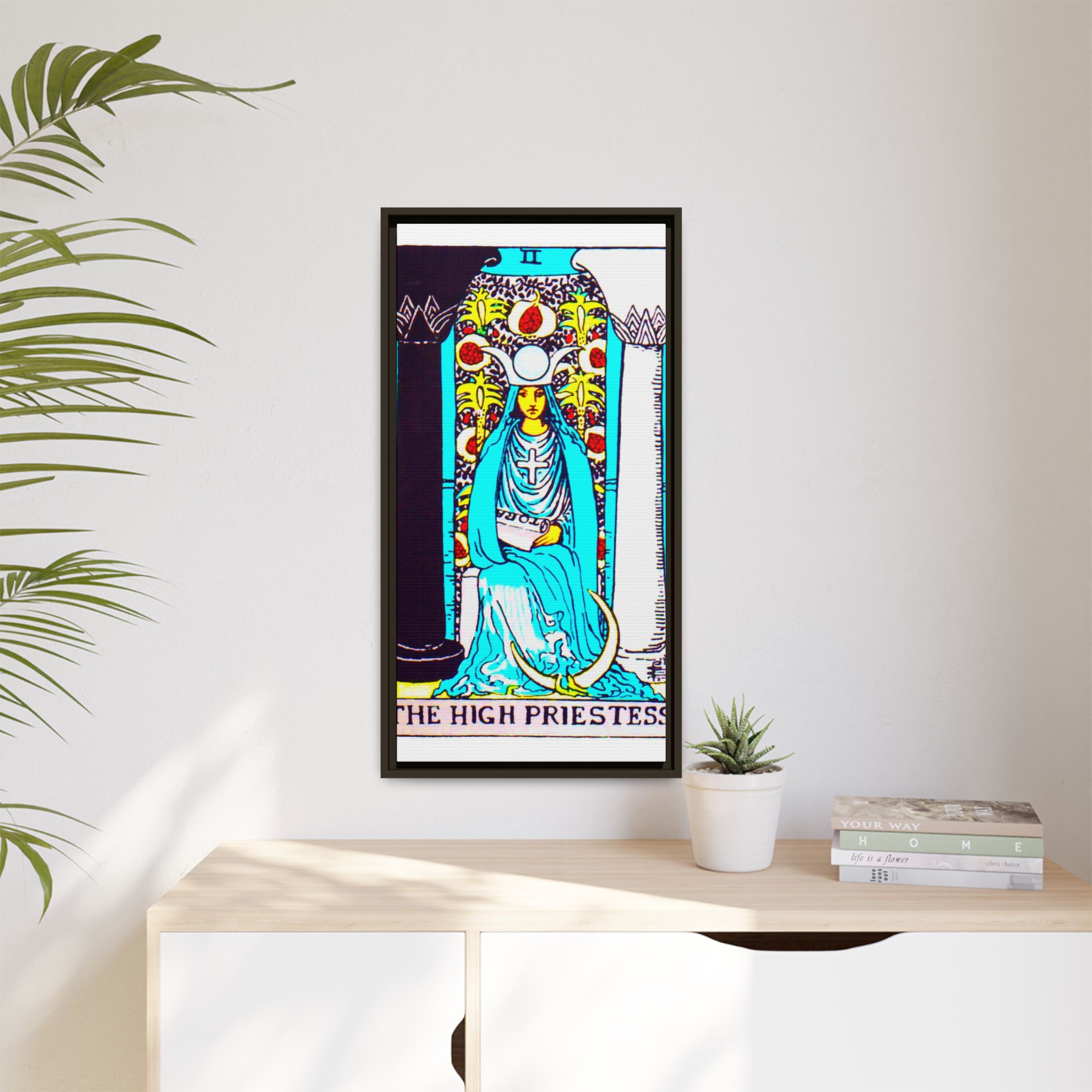 Tarot High Priestess 2 Framed Canvas - Image 83