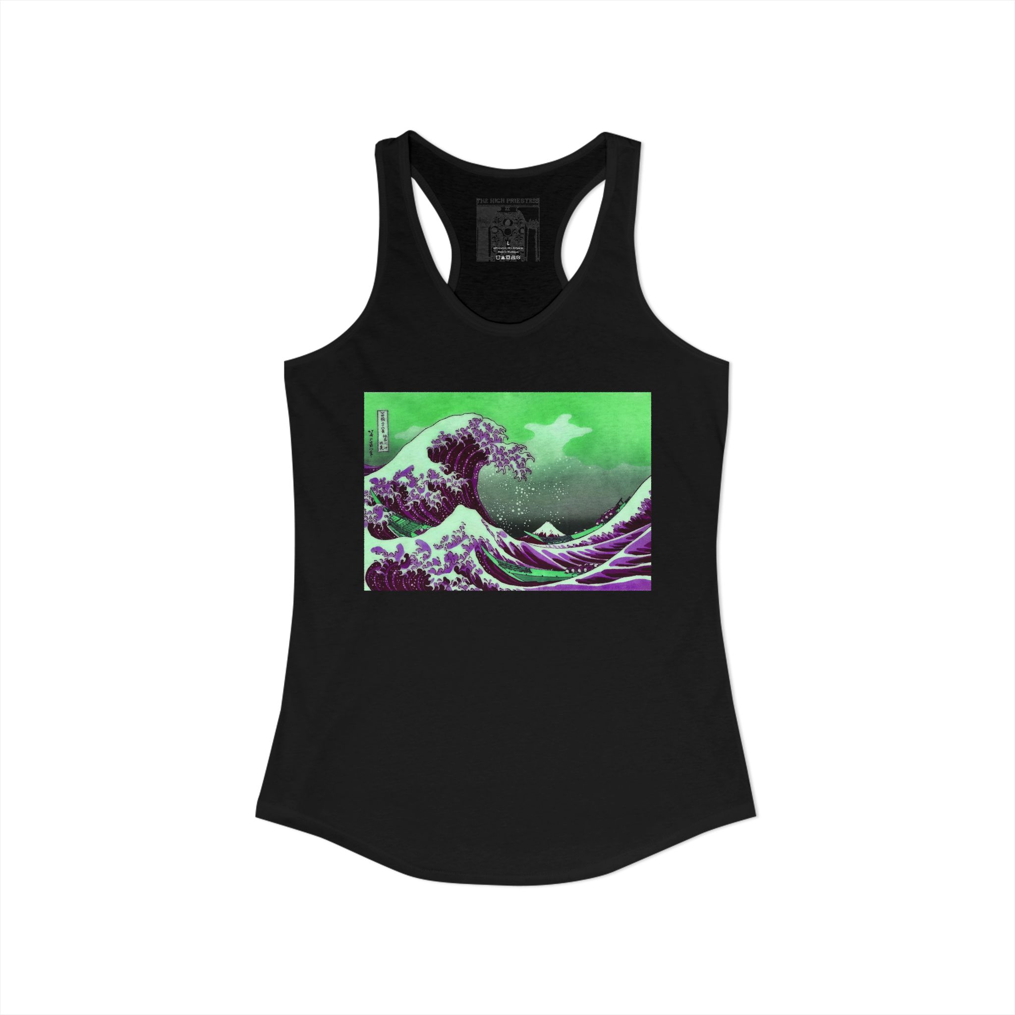 Great Wave off Kanagawa - Purple Women's Tank