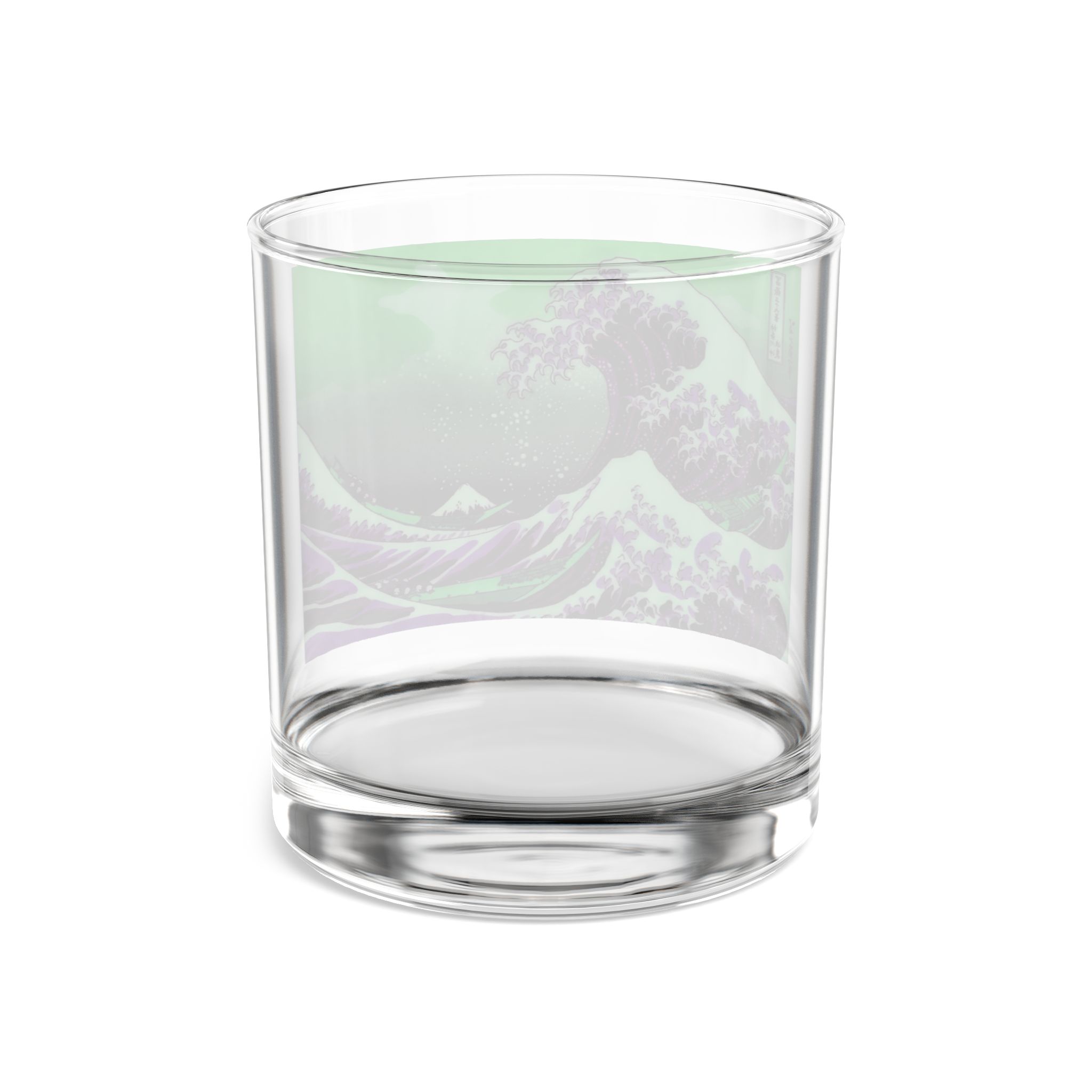 Great Wave off Kanagawa - Purple Glass Cup - Image 3