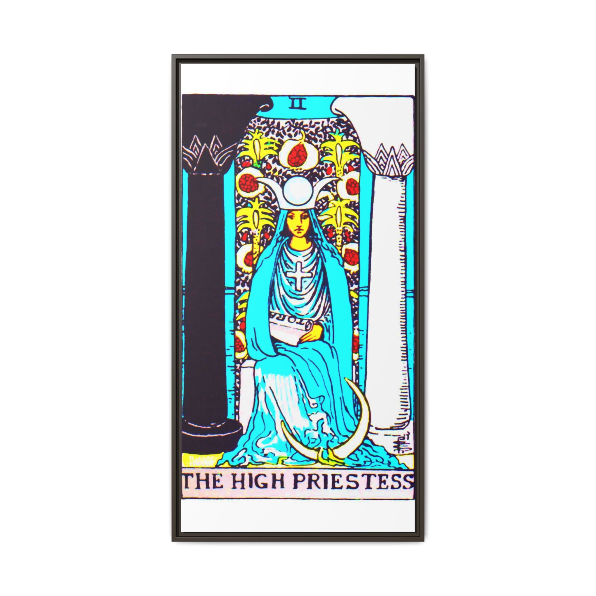 Tarot High Priestess 2 Framed Canvas - Image 13