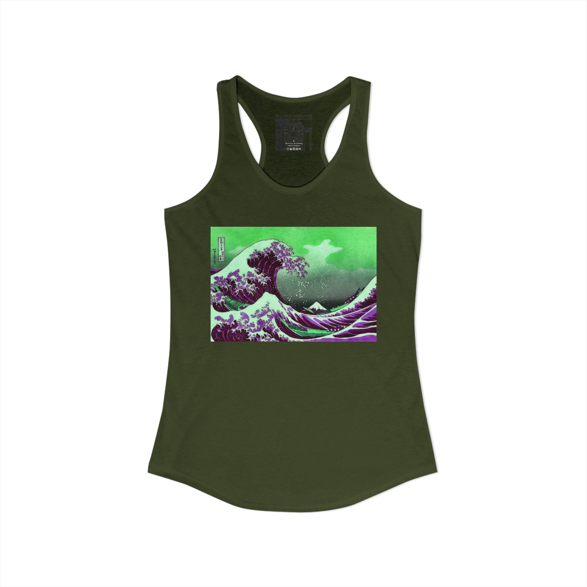 Great Wave off Kanagawa - Purple Women's Tank - Image 5