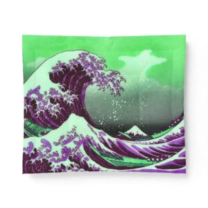 Great Wave off Kanagawa - Purple Comforter