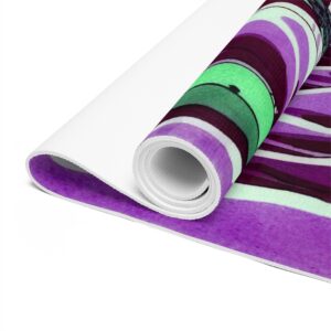 Great Wave off Kanagawa - Purple Foam Yoga Mat