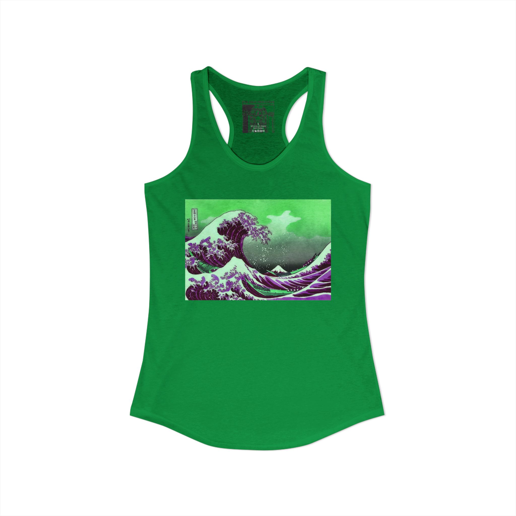 Great Wave off Kanagawa - Purple Women's Tank - Image 7