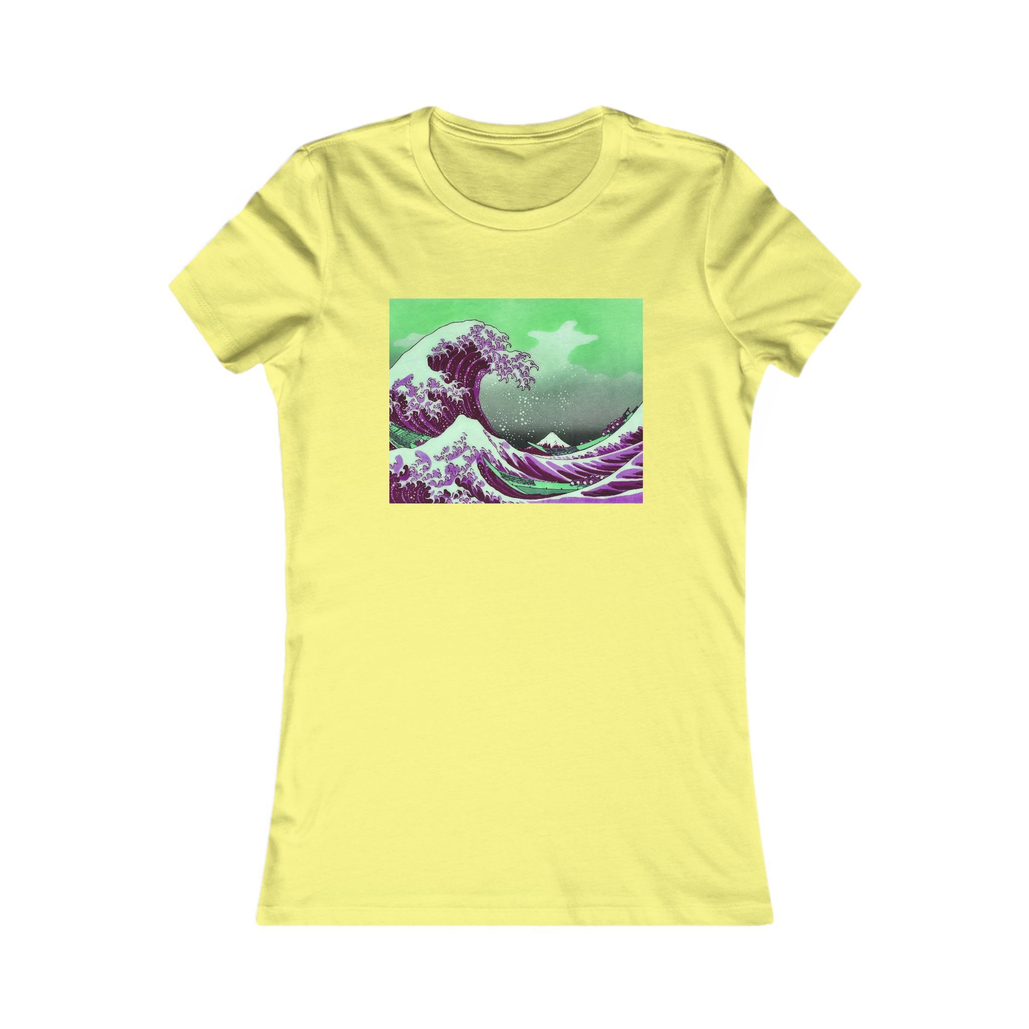 Great Wave off Kanagawa - Purple Women's Tee - Image 9