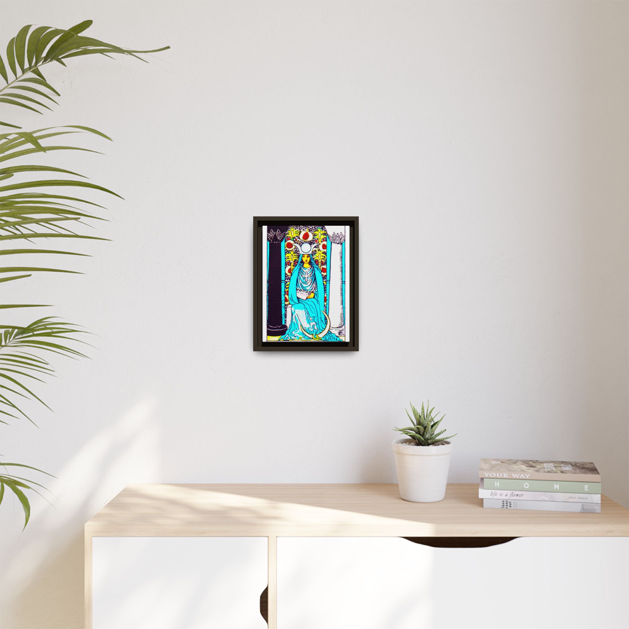 Tarot High Priestess 2 Framed Canvas - Image 119