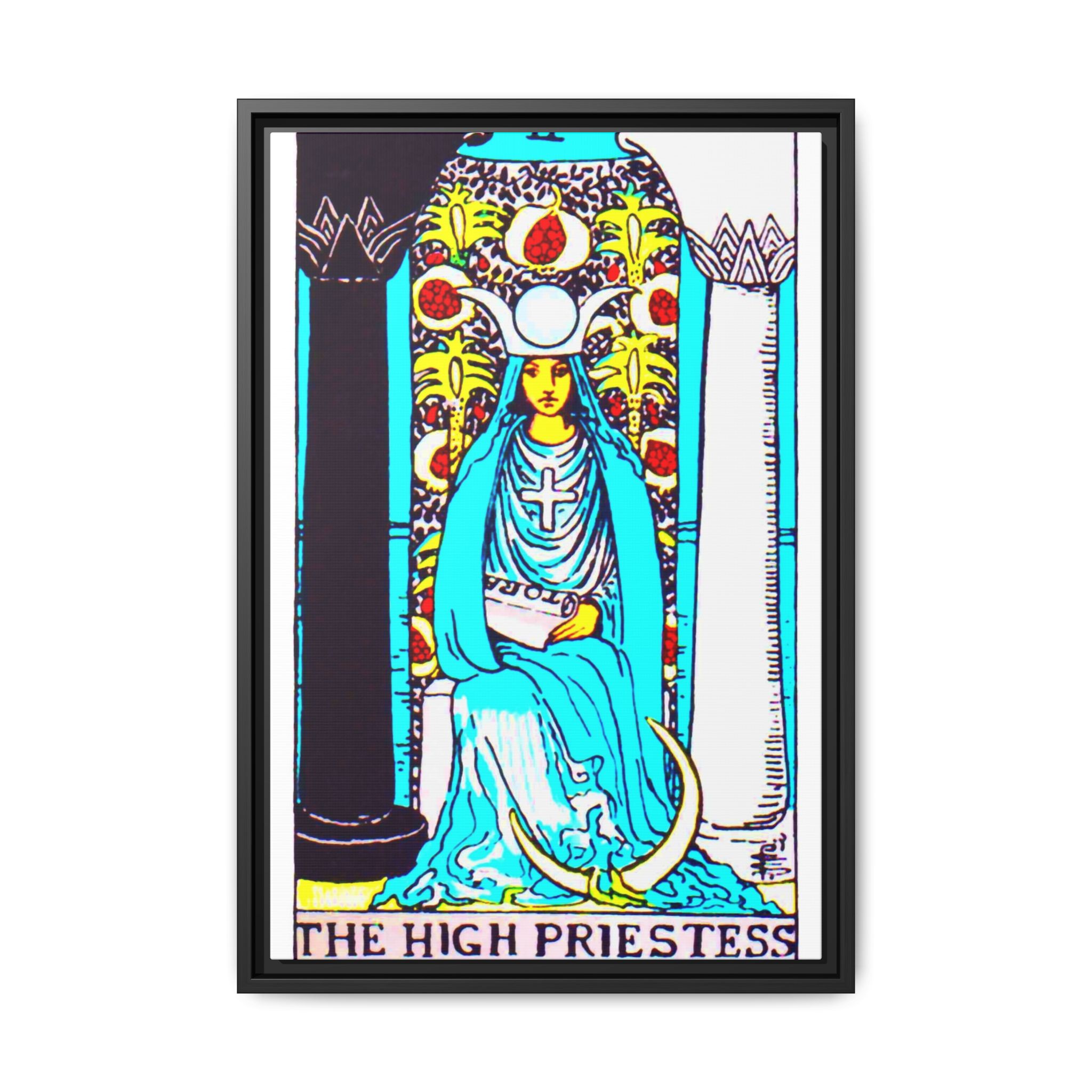 Tarot High Priestess 2 Framed Canvas - Image 85