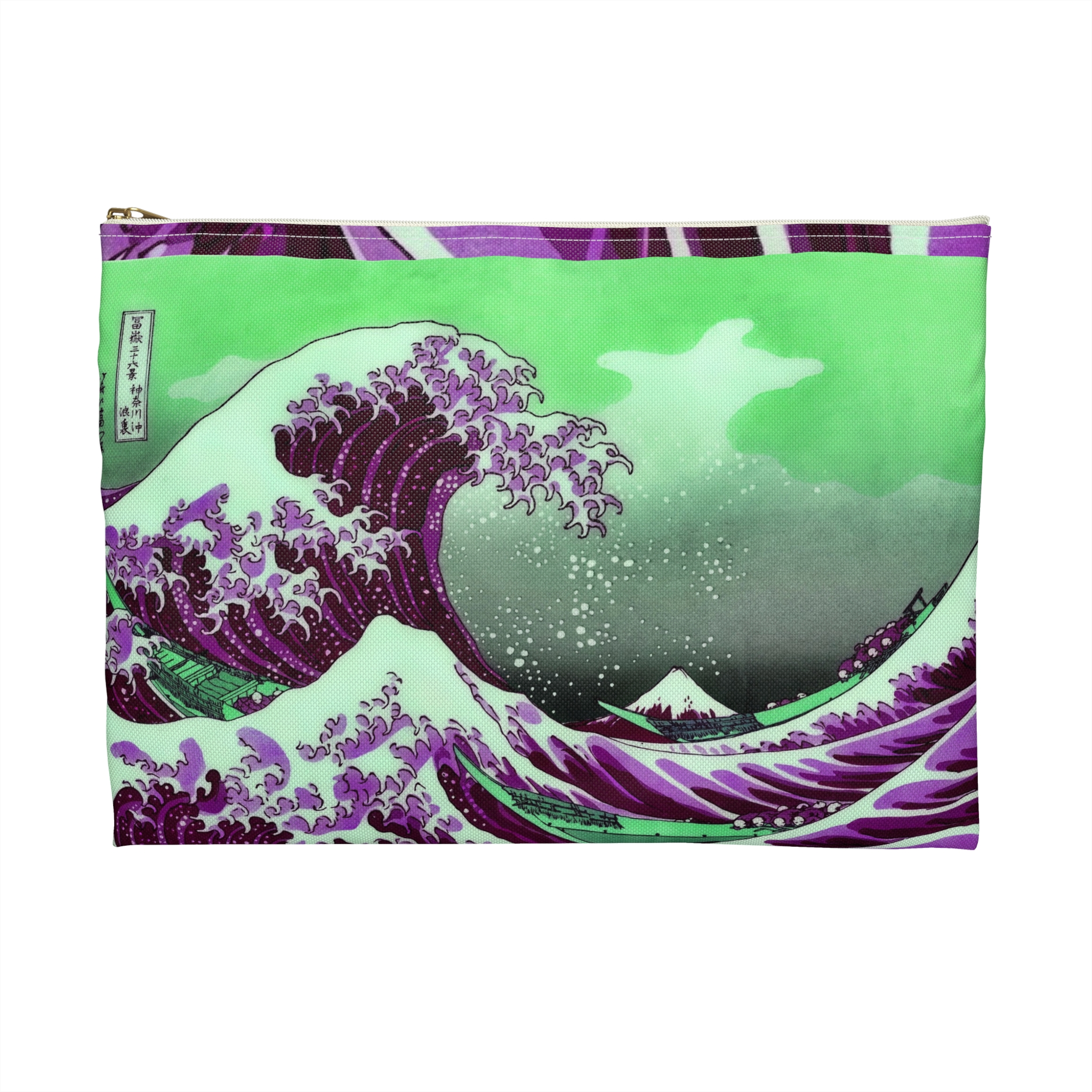 Great Wave off Kanagawa - Purple Pouch - Image 2