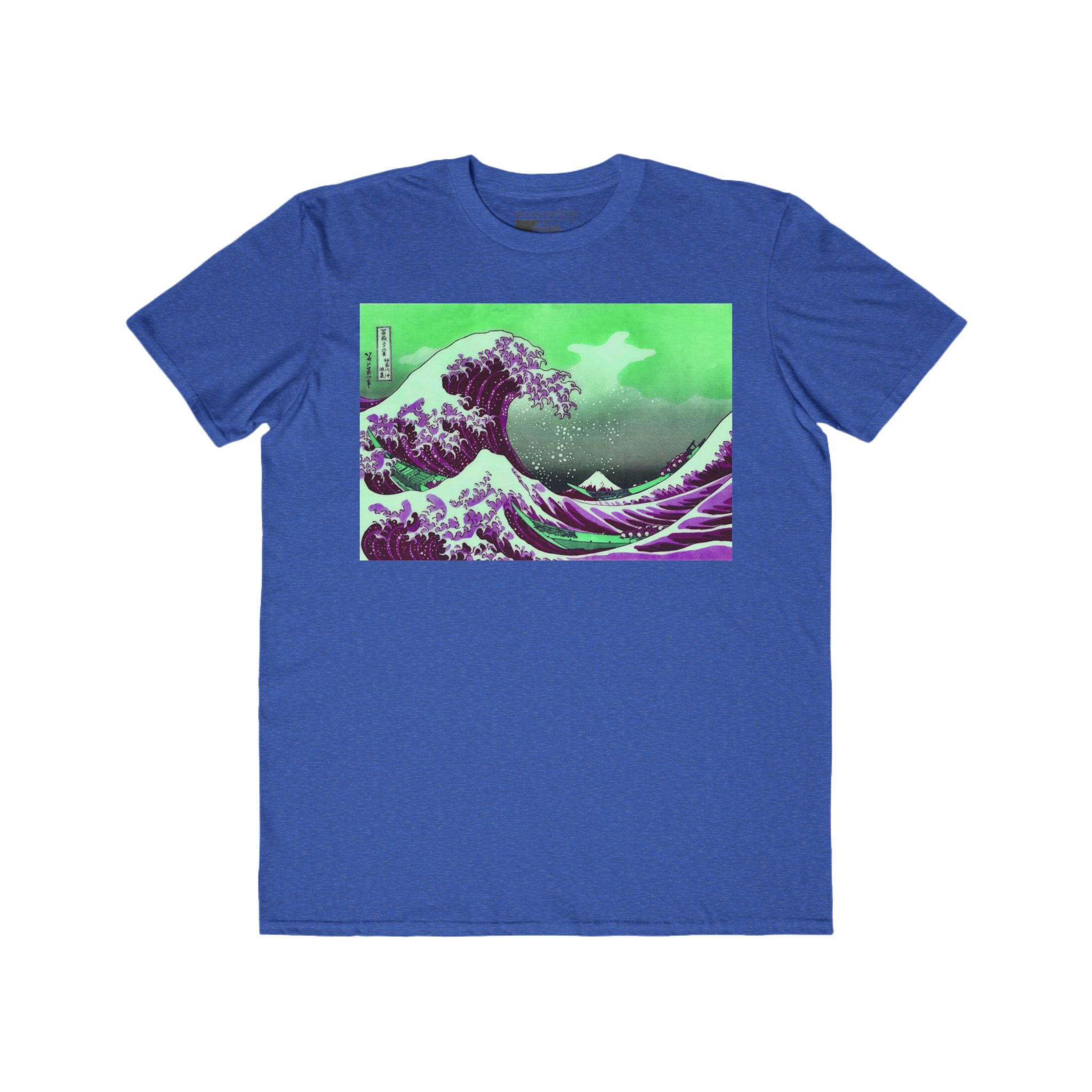 Great Wave off Kanagawa - Purple Men's Tee - Image 11