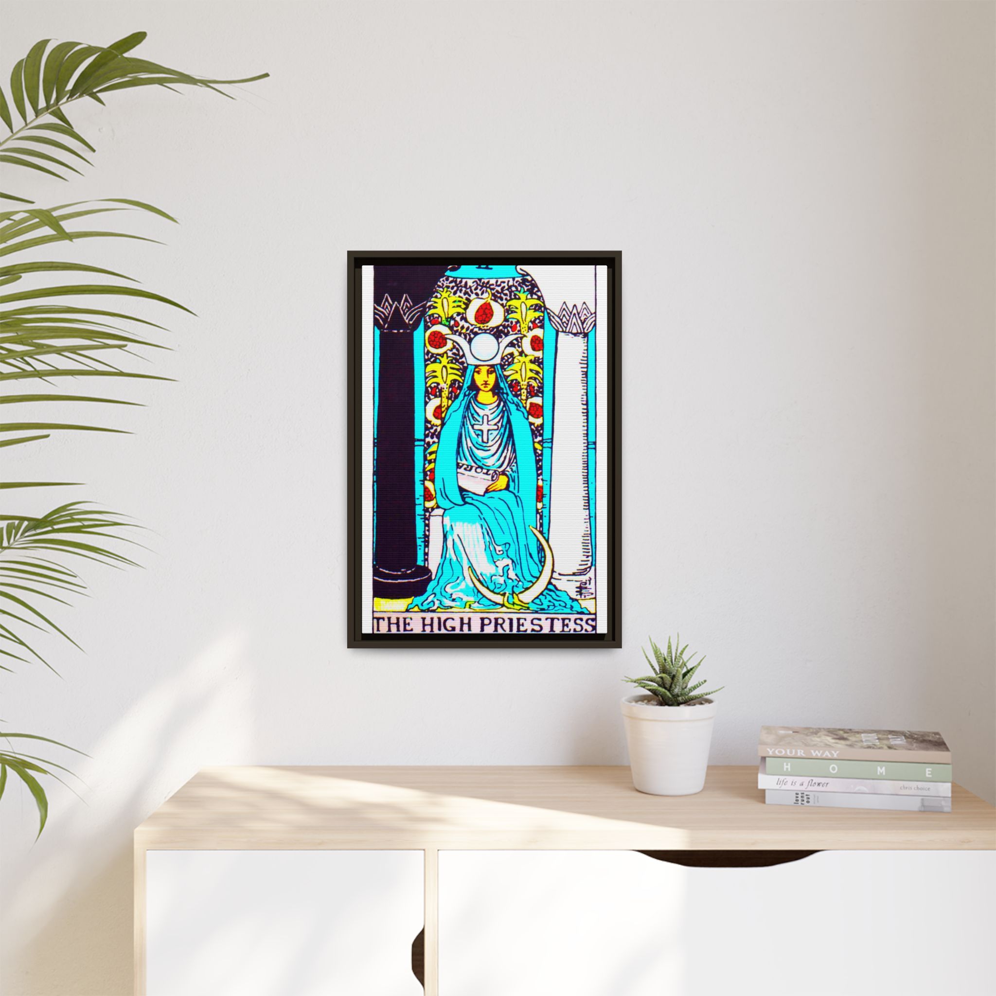 Tarot High Priestess 2 Framed Canvas - Image 91
